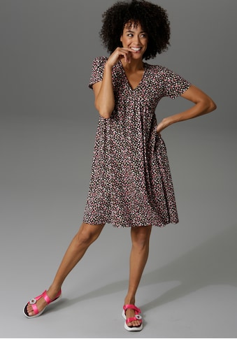 Aniston CASUAL Sommerkleid, im Millefleurs oder großflächigen Blumendruck - schick... kaufen