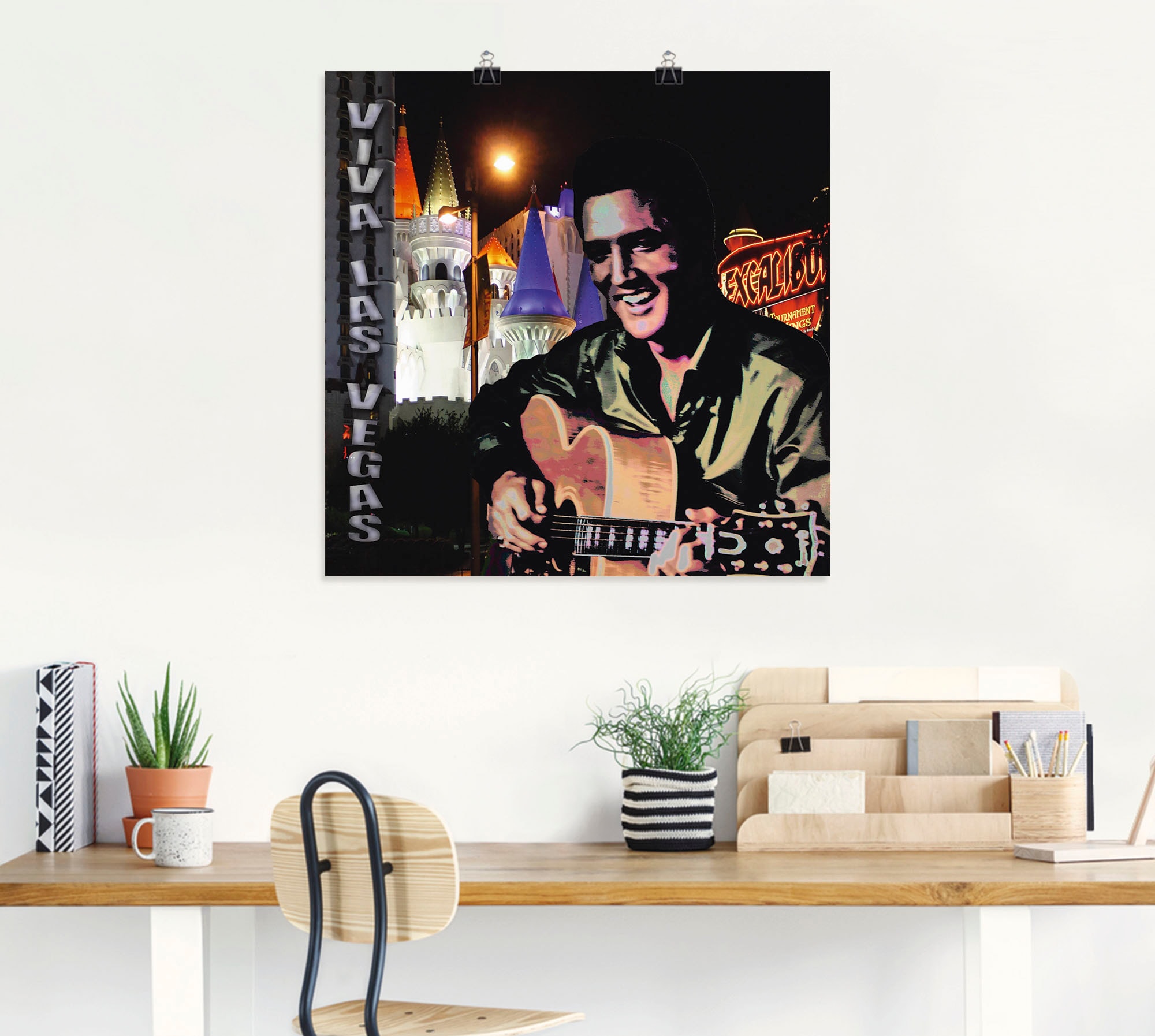 Artland Wandbild »Legends - Elvis II«, (1 St.), als Alubild, Leinwandbild, Wandaufkleber oder Poster in versch. Größen
