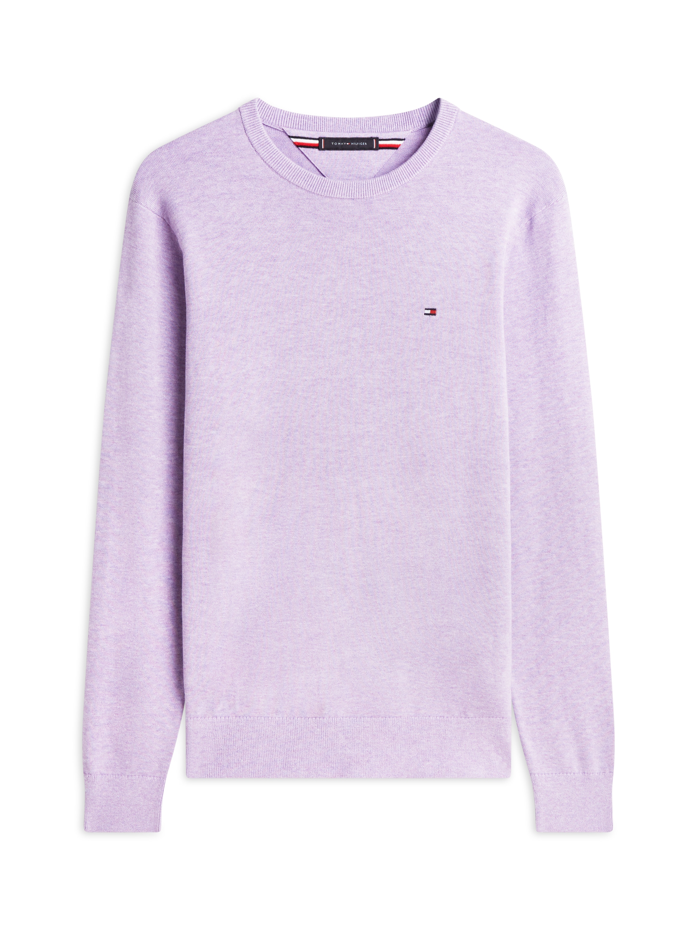 Tommy Hilfiger Rundhalspullover »ESSENTIAL COTTON« Crewneck Regular Fit Premium Mode