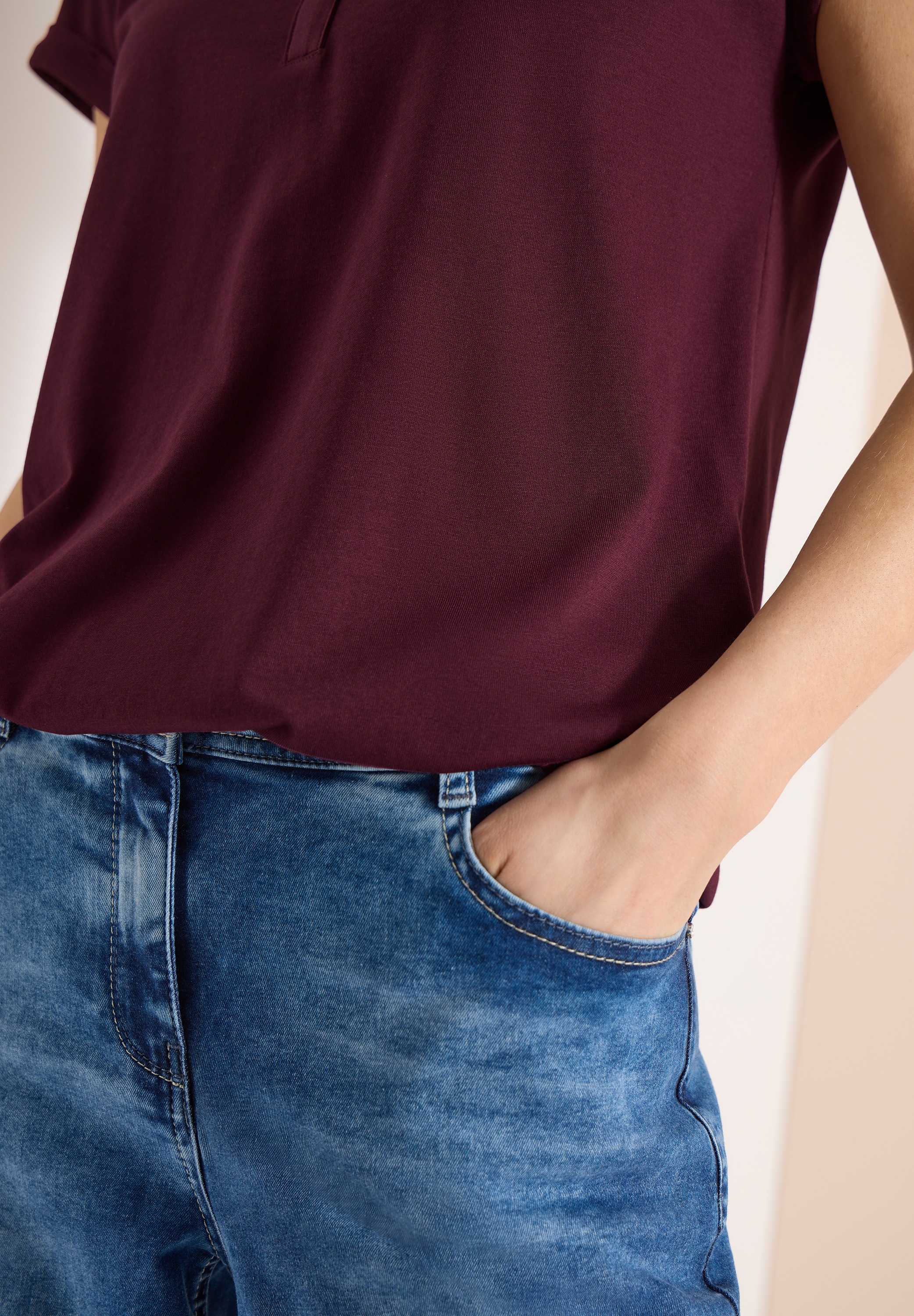 Cecil T-Shirt mit elastischem Bund