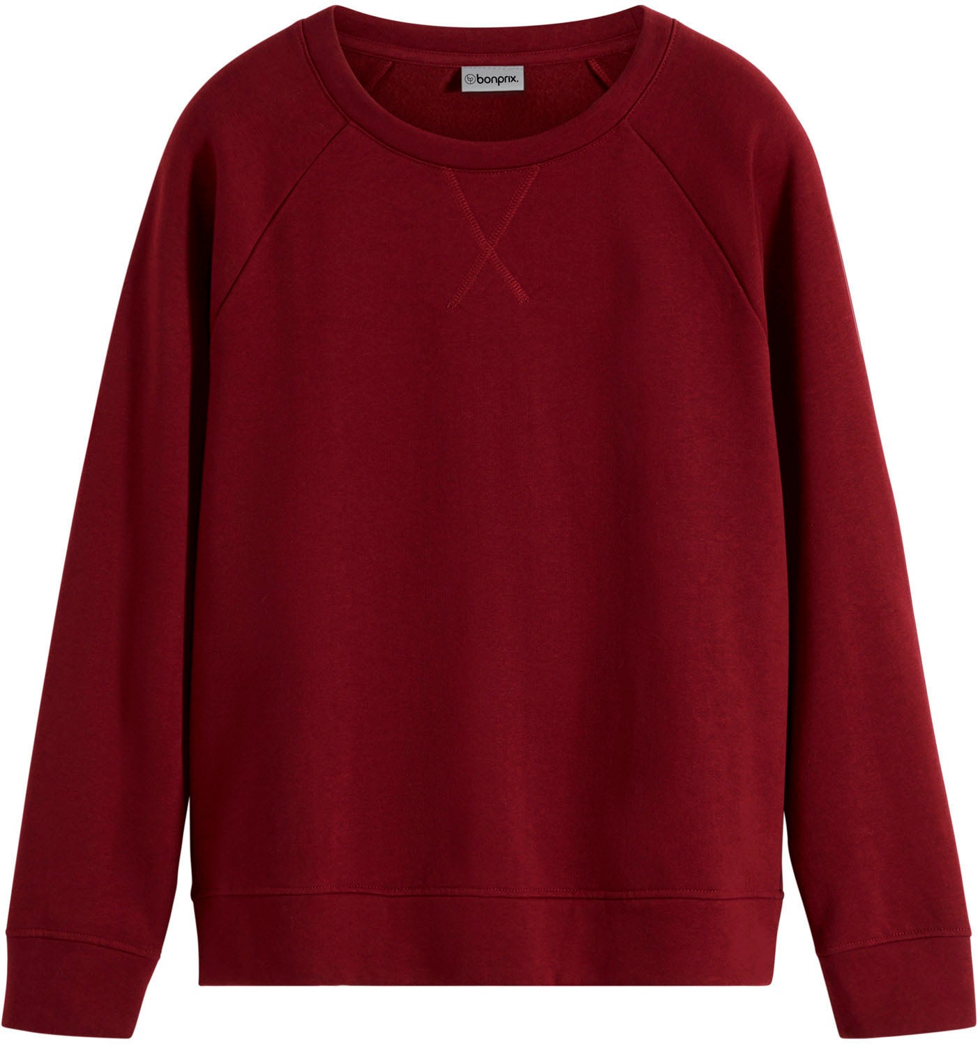 bonprix Sweatshirt »Sweatshirt«, klassischer Rundhalsausschnitt, bequeme Passform, ohne Verschluss
