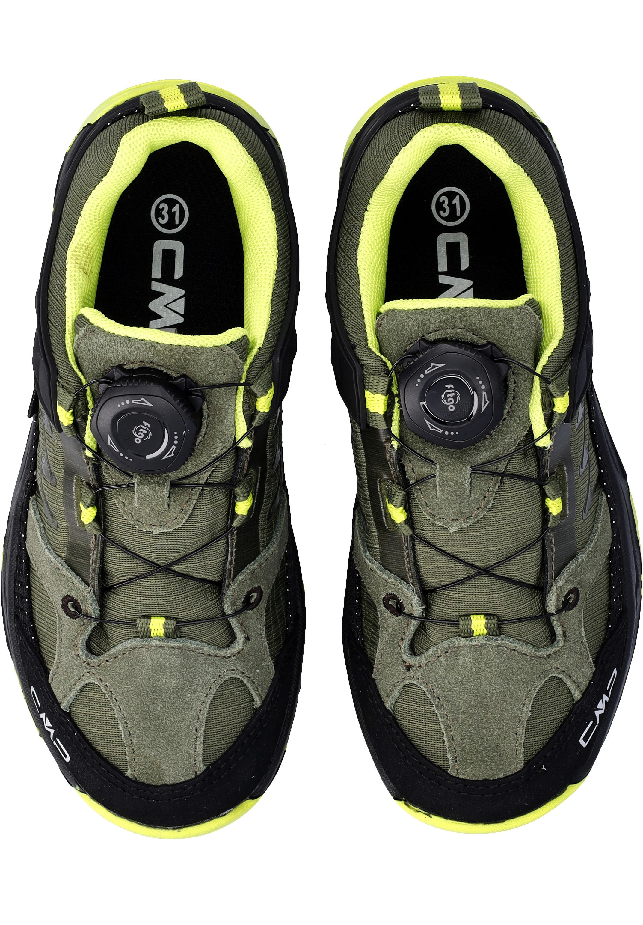 CMP Wanderschuh »KIDS KIRUNA LOW FITGO WP TREKKING SHOES«  wasserdicht,mit Fitgo Schnellverluss