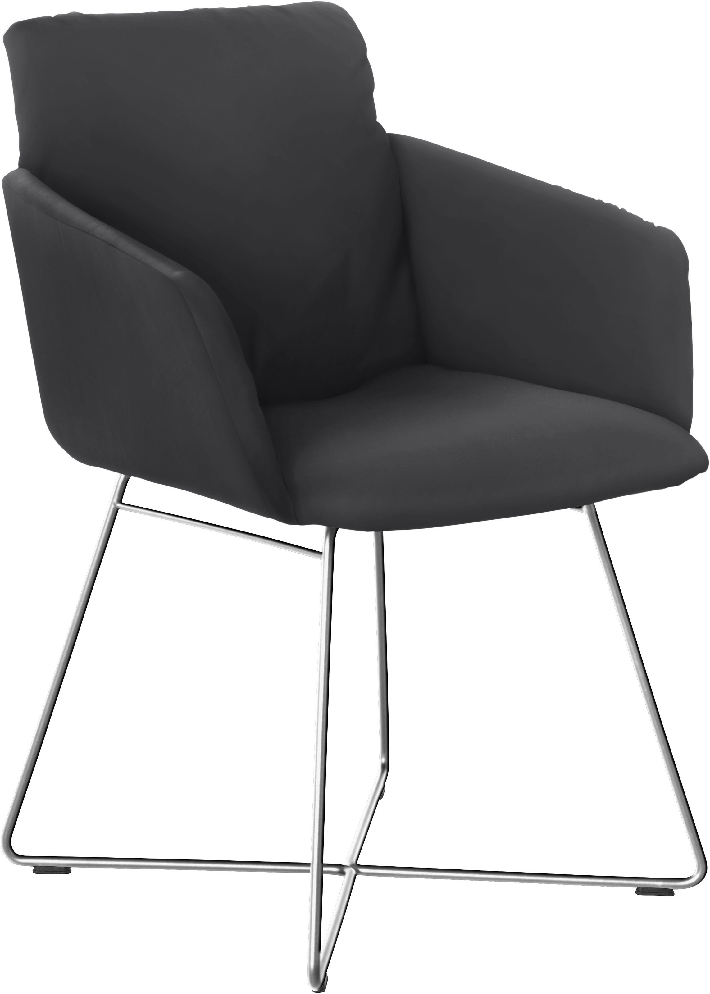 W.SCHILLIG Armlehnstuhl »jakob« () mit Drahtrohrgestell in Chrom glänzend