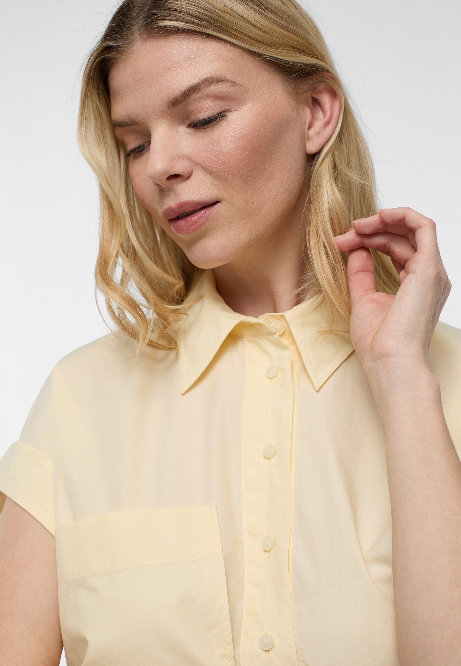 Eterna Hemdbluse »LOOSE FIT« EASY IRON (bügelleicht)