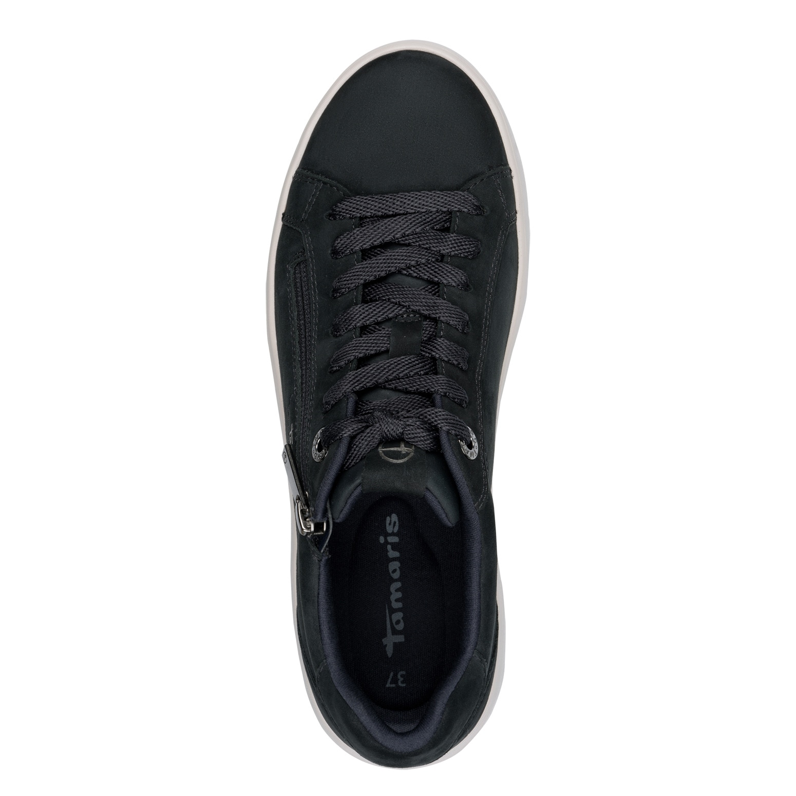 Tamaris Plateausneaker, Freizeitschuh, Halbschuh, Schnürschuh mit Ziernähten