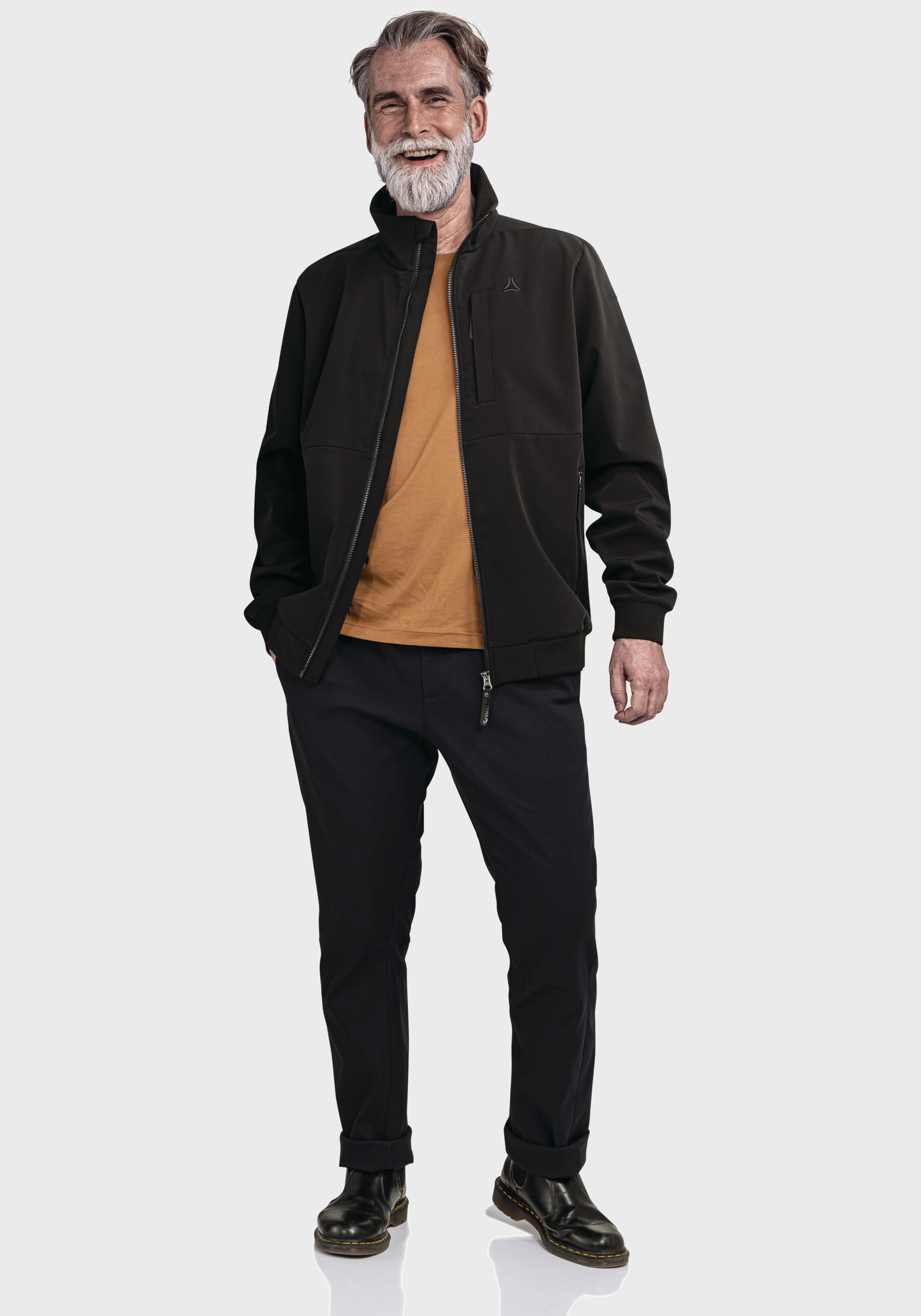Schöffel Outdoorjacke »Urban Softshell Jk Style Suavio MNS«, ohne Kapuze
