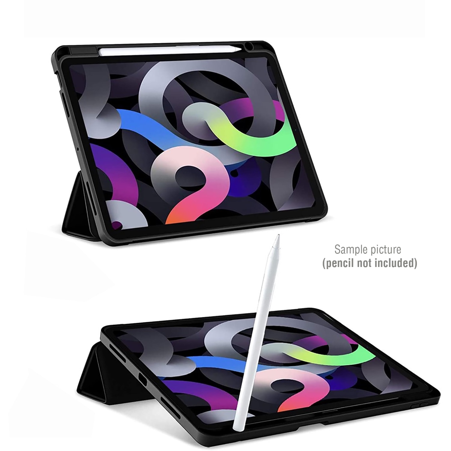 4smarts Tablet-Hülle »Folio Case Basic für Samsung Galaxy Tab S9«, Samsung Galaxy S9, Backcover, Schutzhülle, Tabletschutzhülle, Case, Schutzcase, stoßfest