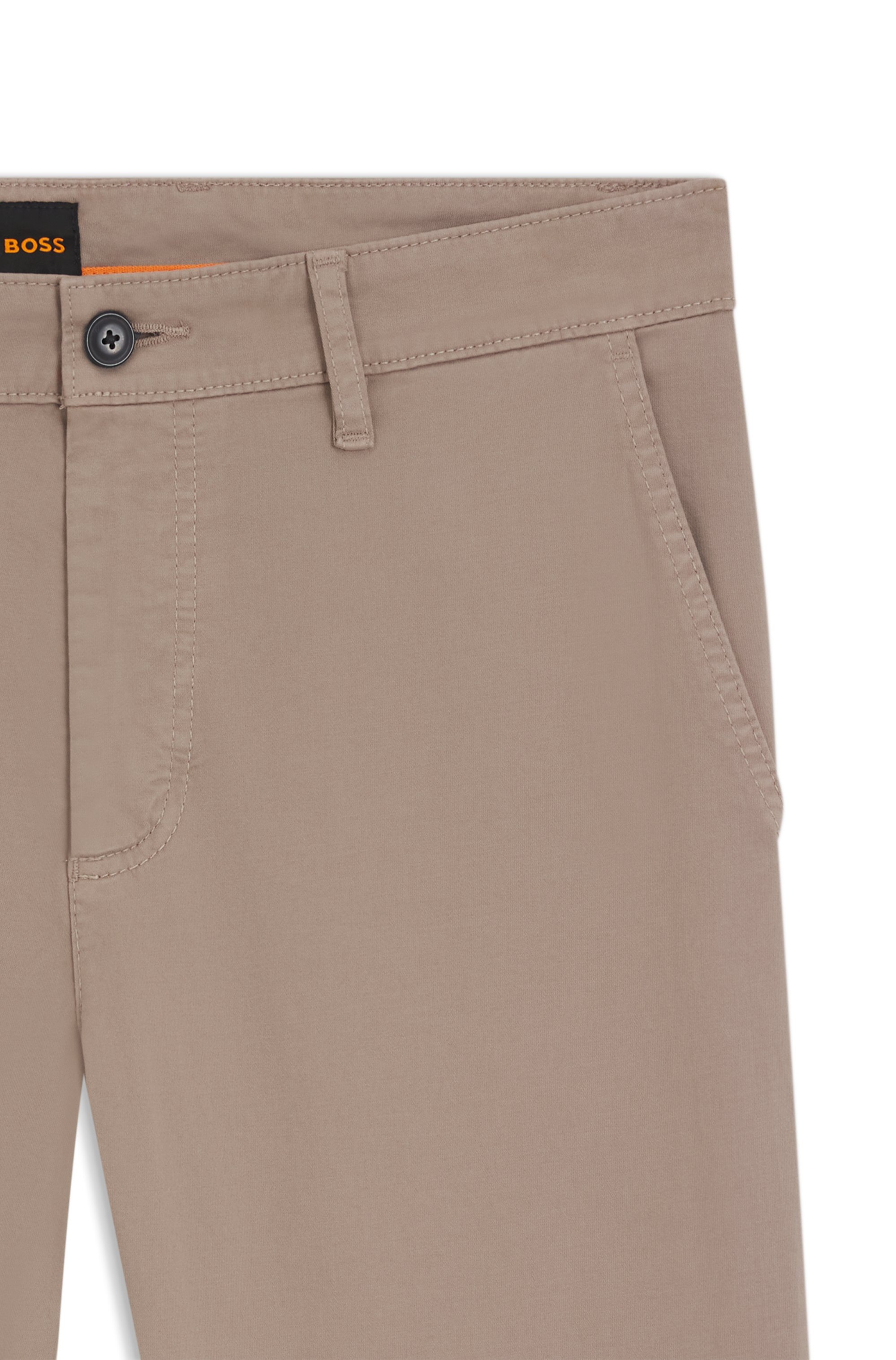 BOSS ORANGE Chinohose »tapered«, mit BOSS Logo hinten