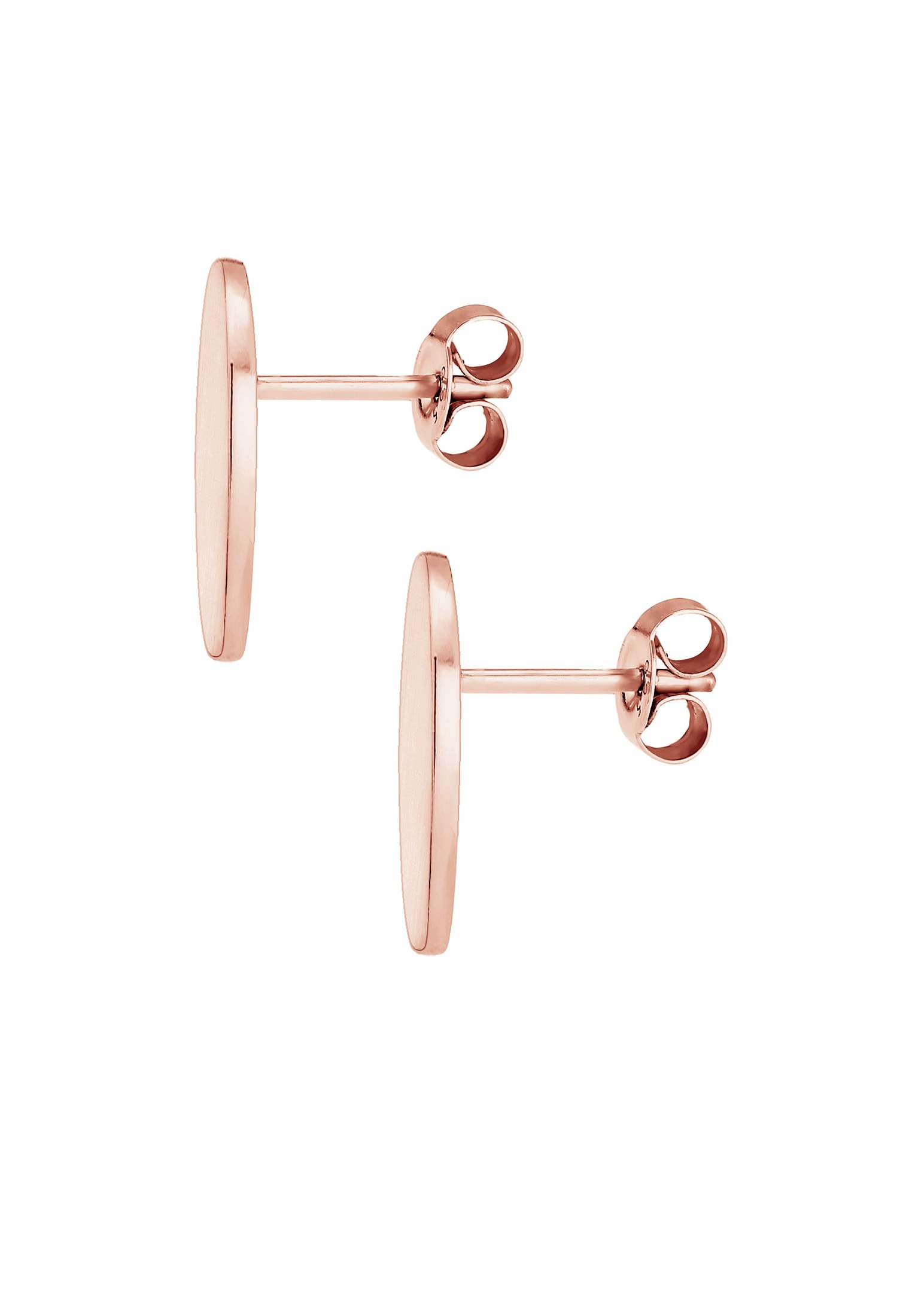 Elli Paar Ohrstecker »Ohrringe Ohrstecker Geo Kreis Matt Basic Cool 925er Silber«