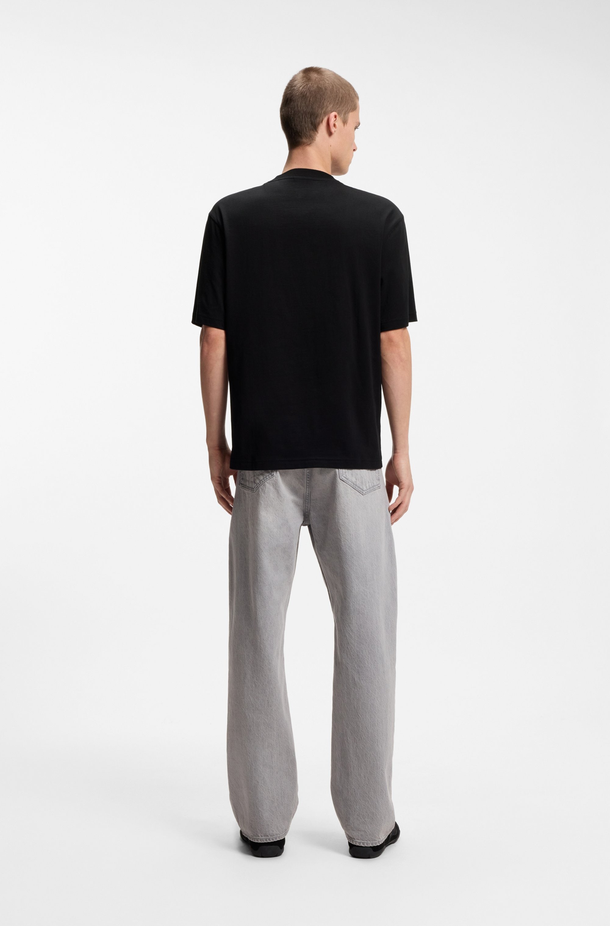 HUGO Blue T-Shirt »Noglasy« mit Rundhals, regular fit