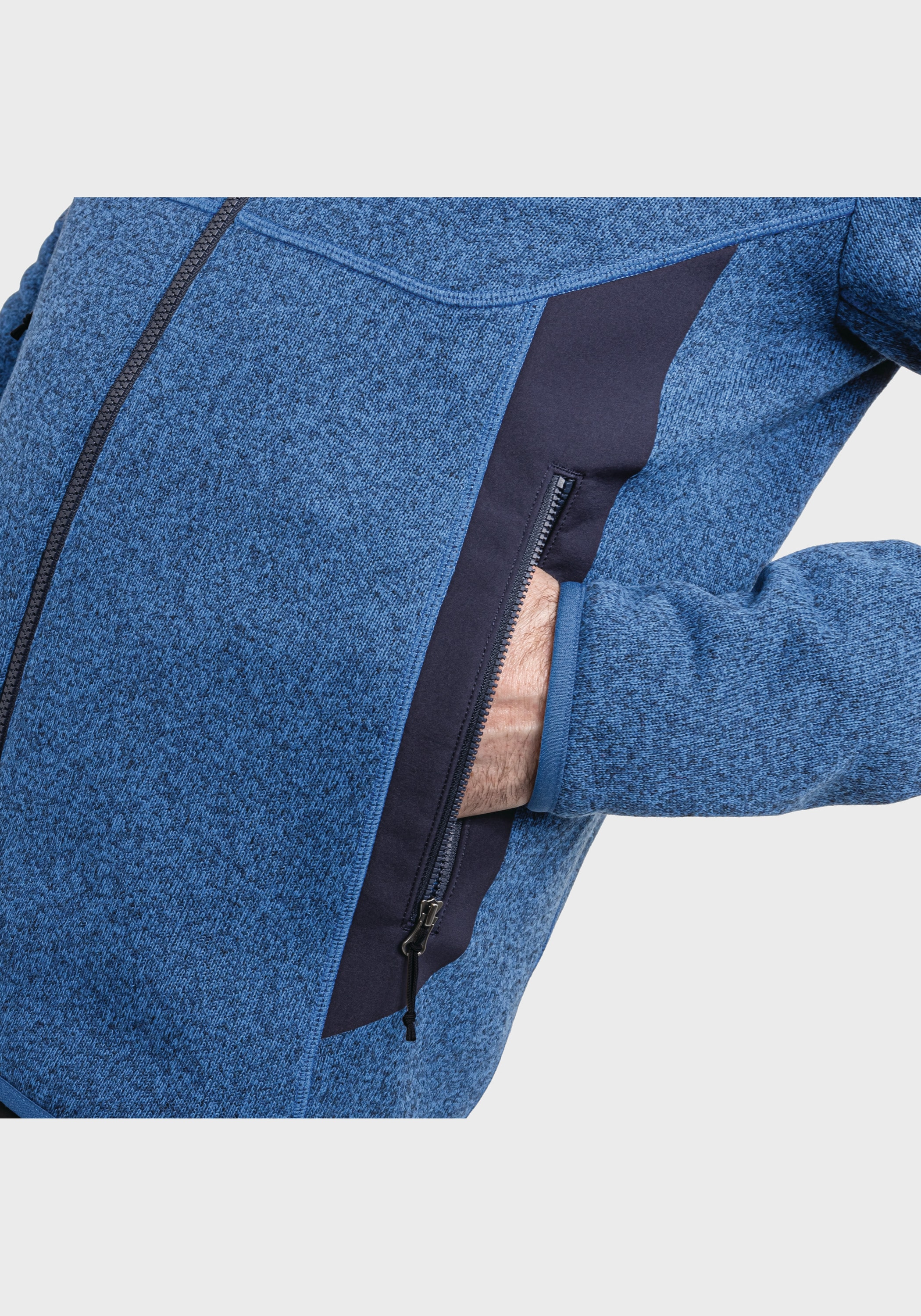Schöffel Fleecejacke »Hiking CIRC Fleece Jk Style Yew MNS«, ohne Kapuze