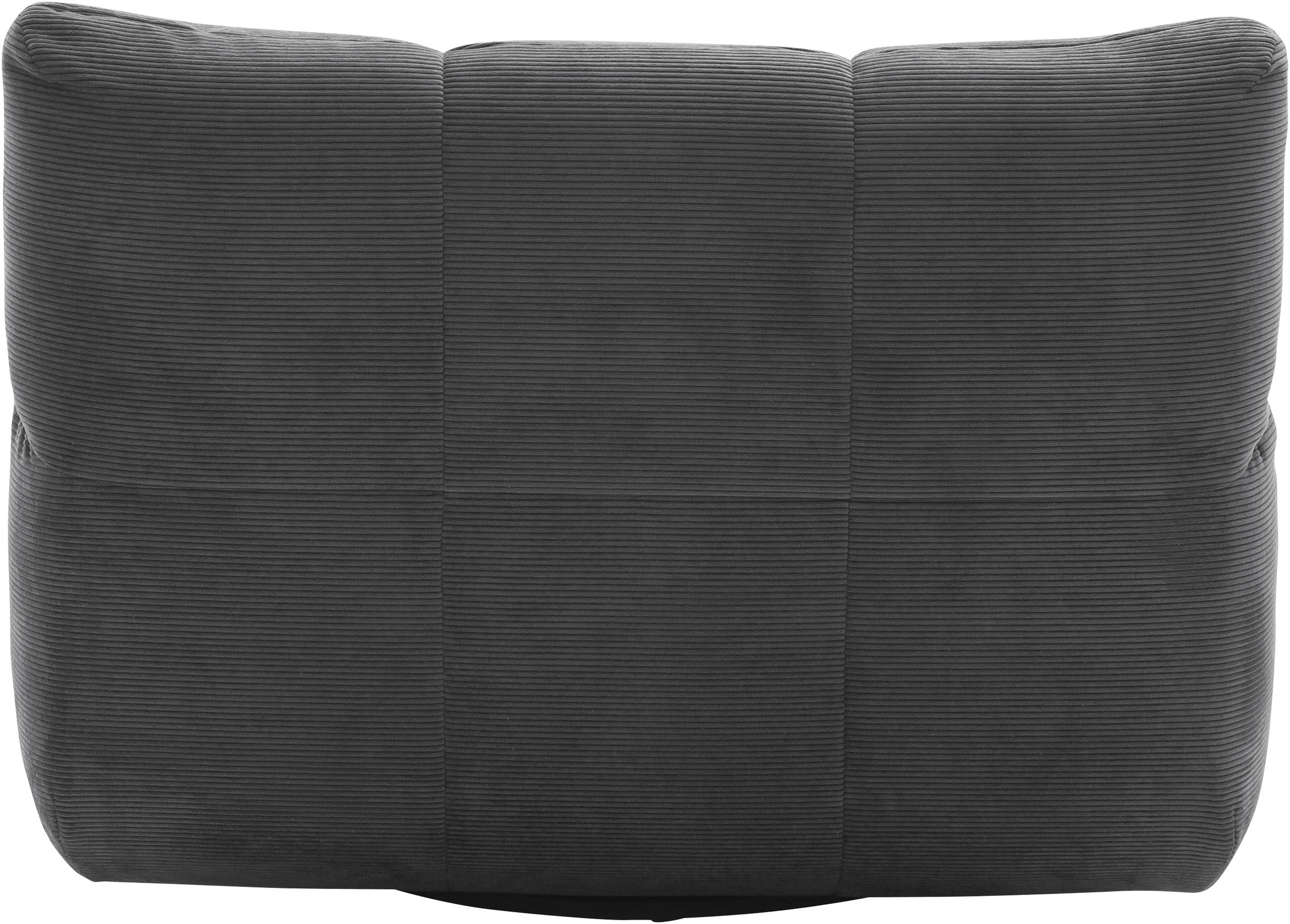 Home affaire 1,5-Sitzer »Cozy Bubble, 360° drehbarer Sessel, Breite 107cm« mit eleganter Steppung, Rundumbezug & weicher Polsterung
