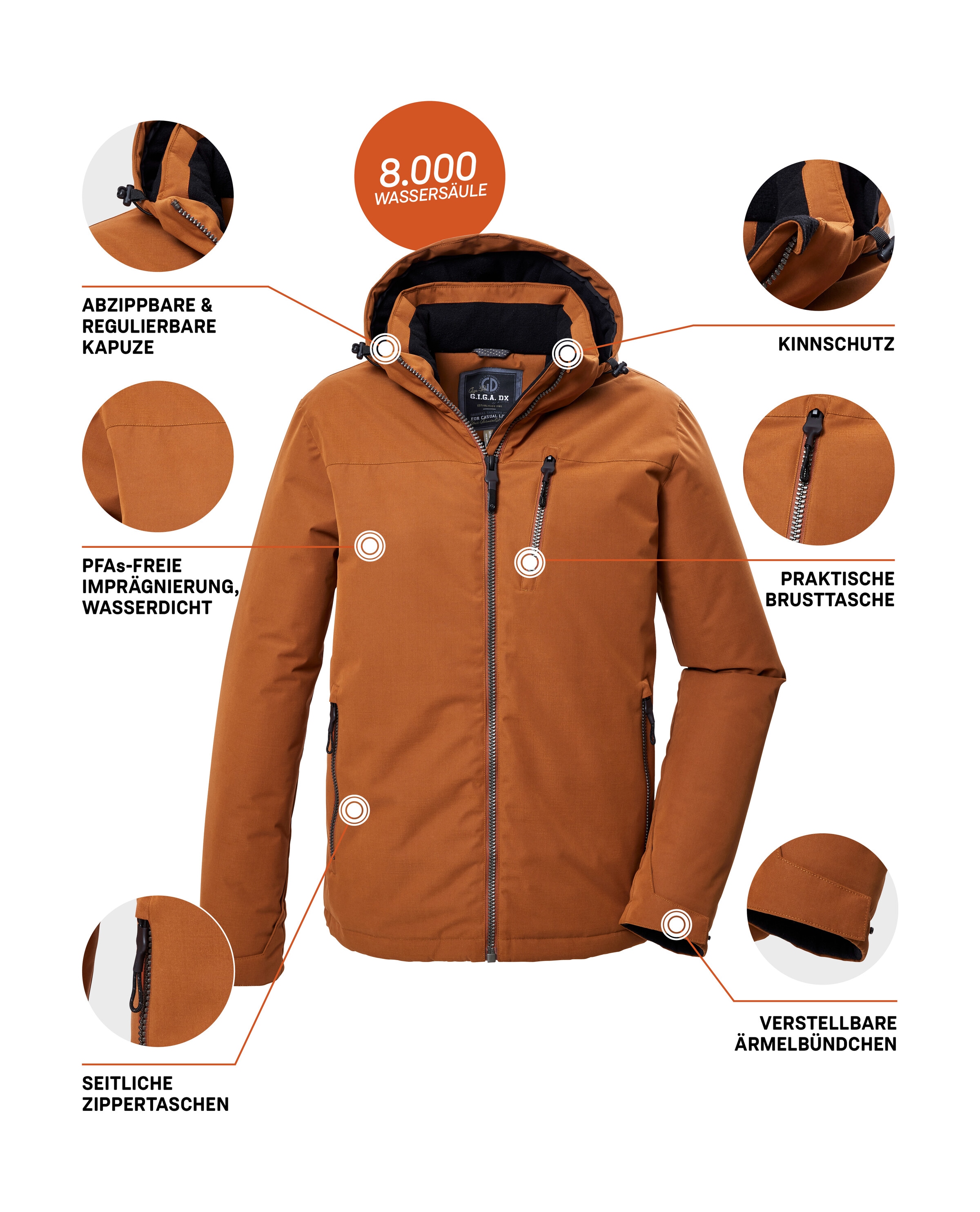 G.I.G.A. DX by killtec Funktionsjacke »GW 64 MN JCKT«