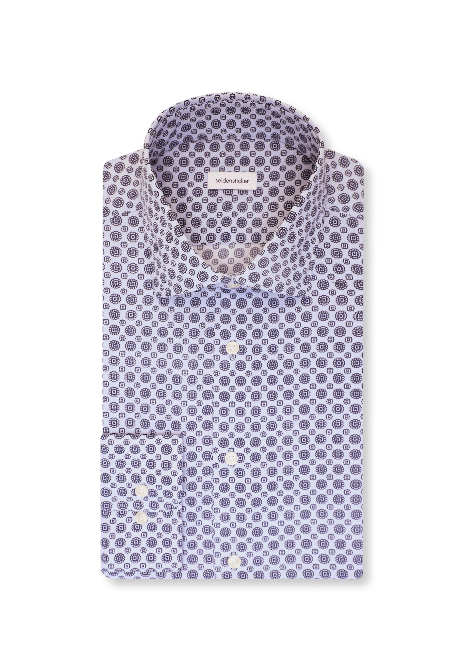 seidensticker Businesshemd »Slim« Slim 1/1 Kentkragen Druck