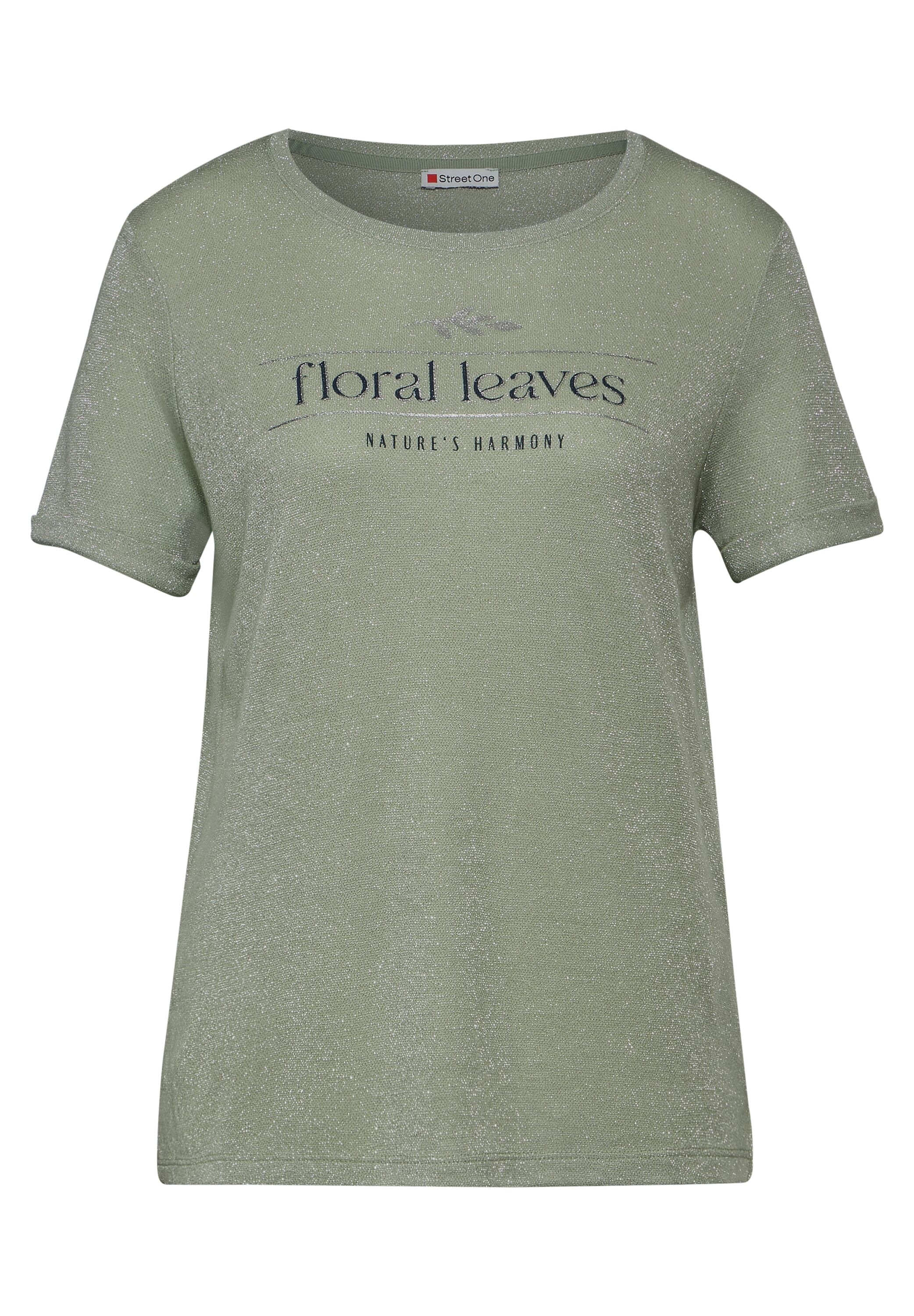 STREET ONE Rundhalsshirt, mit Schriftzug