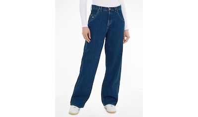 Tommy Jeans Weite Jeans »DAISY JEAN LW BGY BH6110«, mit leichten Destroyed  Effekten bestellen online bei OTTO