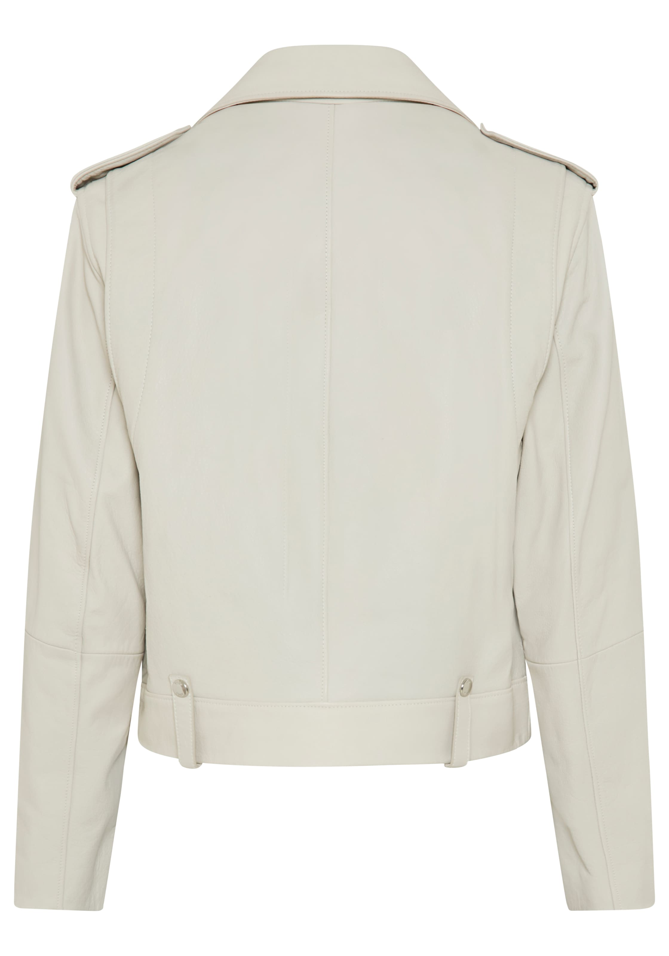 BOSS ORANGE Lederjacke »Sandy Premium Damenmode« mit genarbter Struktur