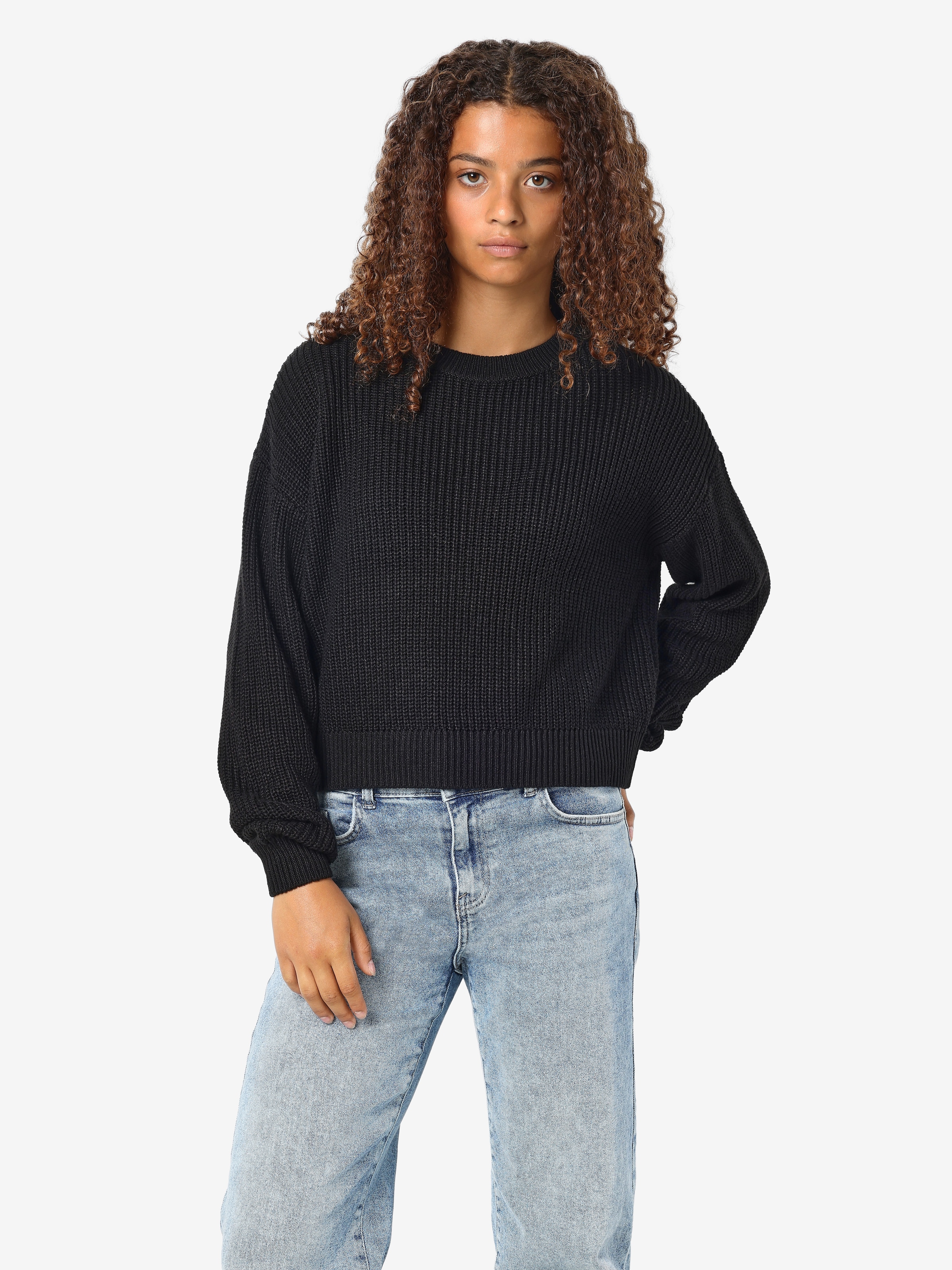 Noisy may Rundhalspullover »NMMAYSA L/S O-NECK KNIT NOOS«