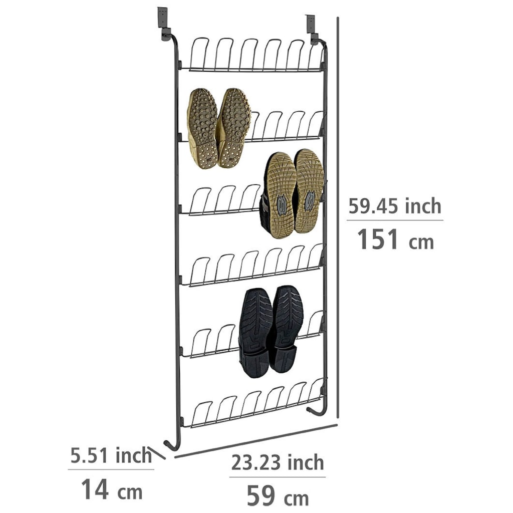 WENKO Schuhregal »Türregal«