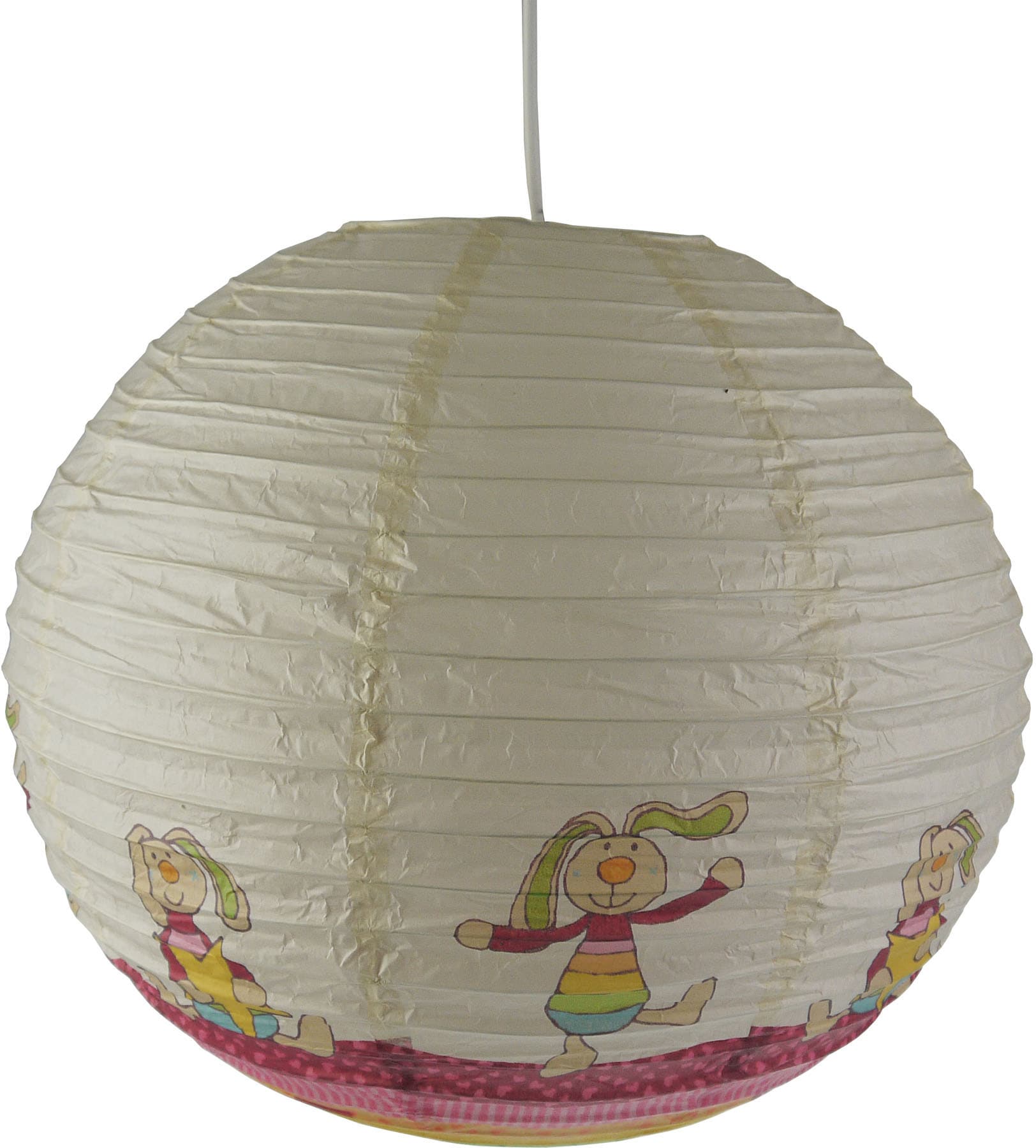 niermann Hängeleuchte »Rainbow Rabbit« E27 1 Stk. Papier-Pendelleuchte Rainbow Rabbit