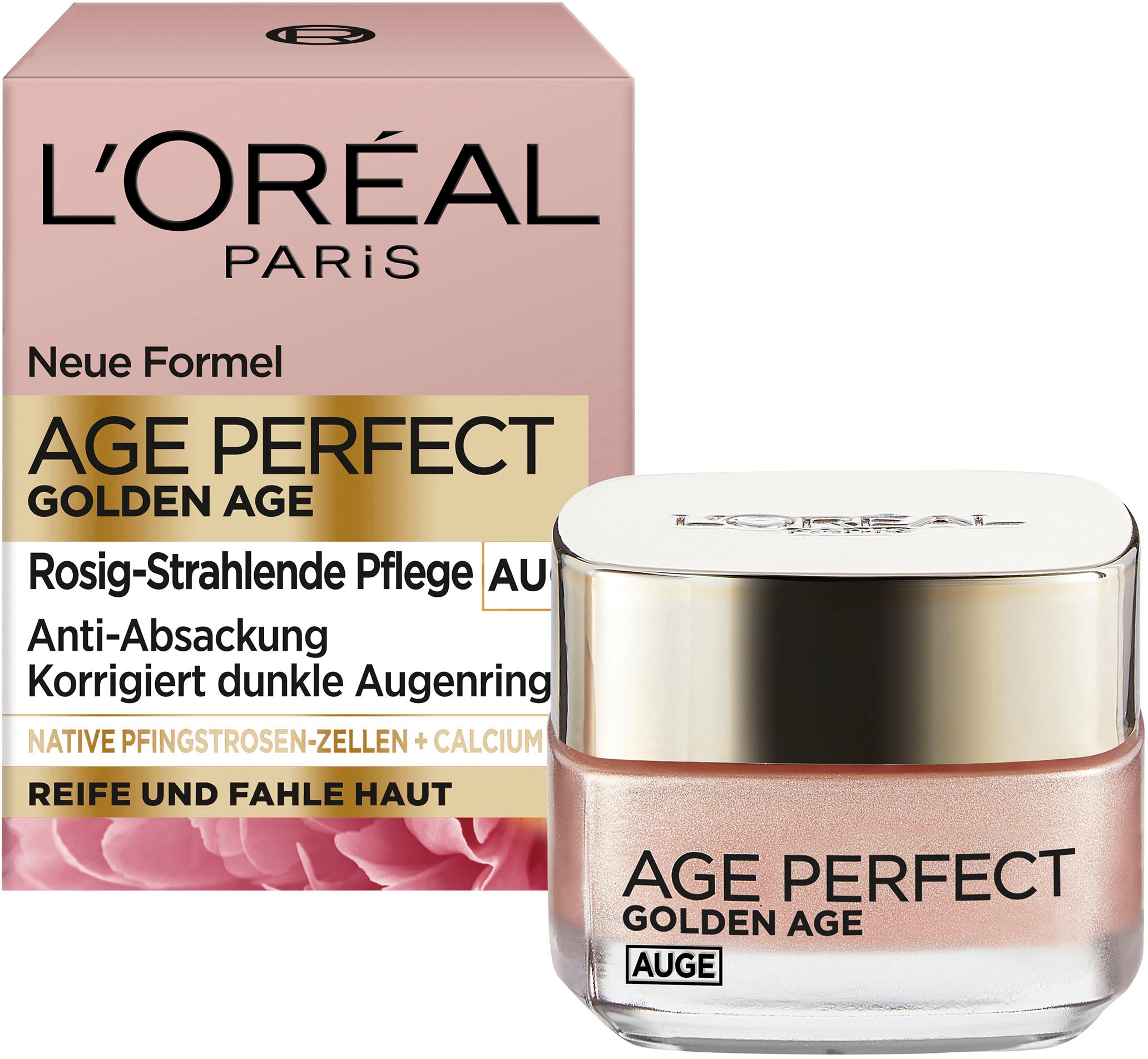 L'ORÉAL PARIS Augenbalsam »Age Perfect Golden Age Rosé-Augenpflege«, Feuchtigkeitscreme