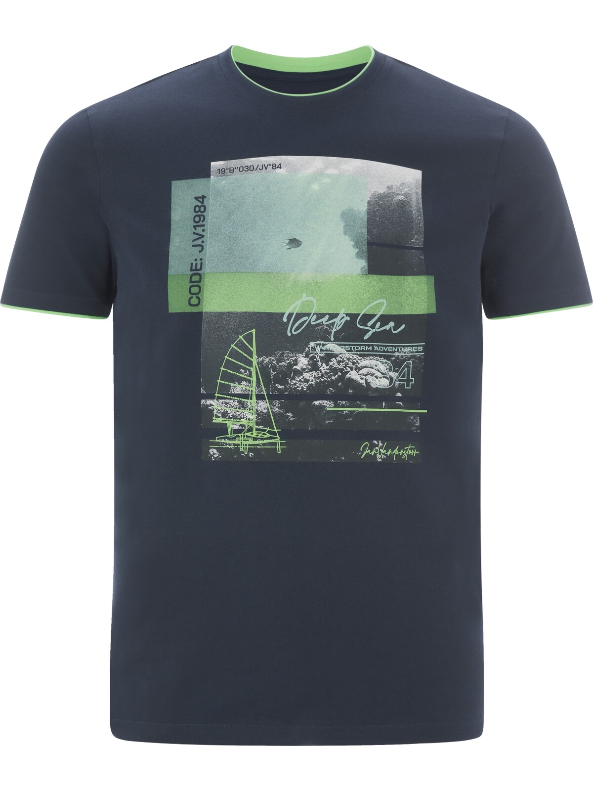 Jan Vanderstorm T-Shirt »T-Shirt HAKEJAN«, (1 tlg.), mit grafischem Print