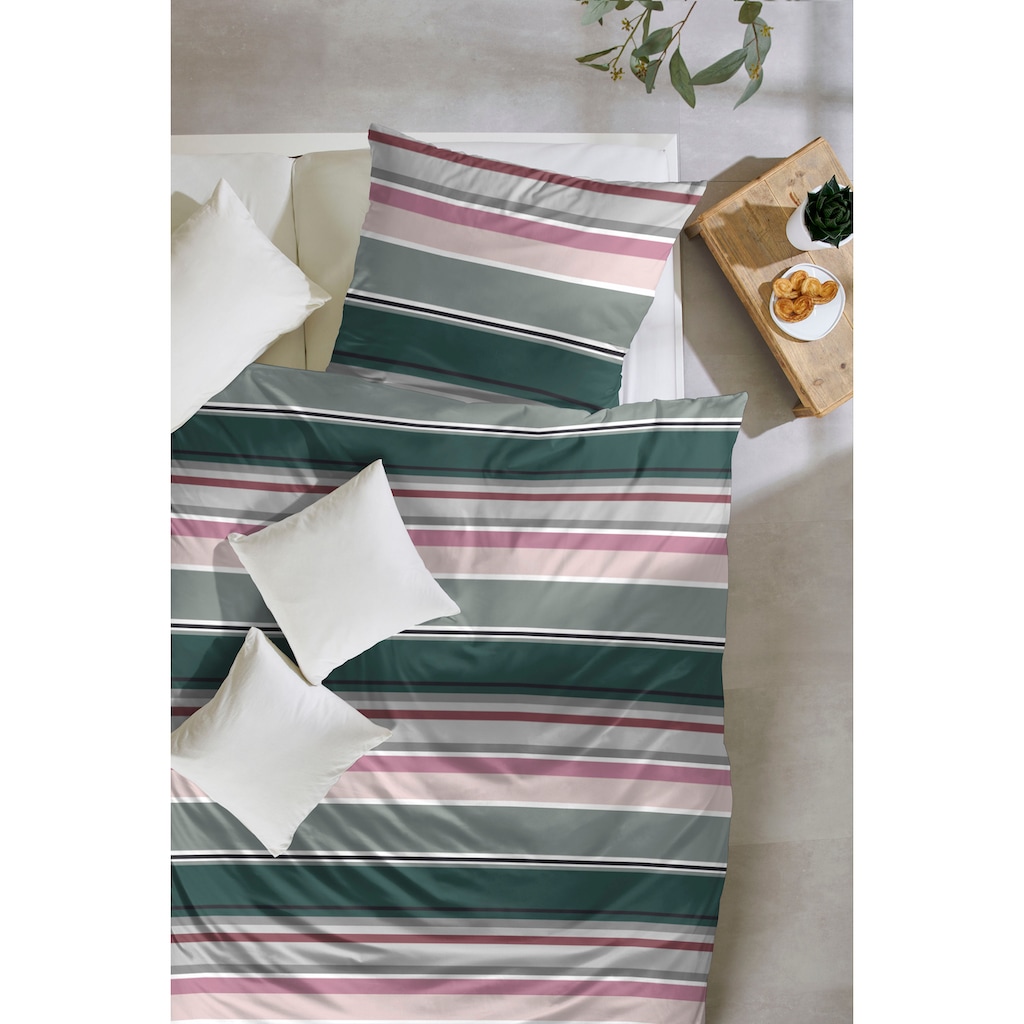 Primera Bettwäsche »Late Summer Stripe«, (2 tlg.)