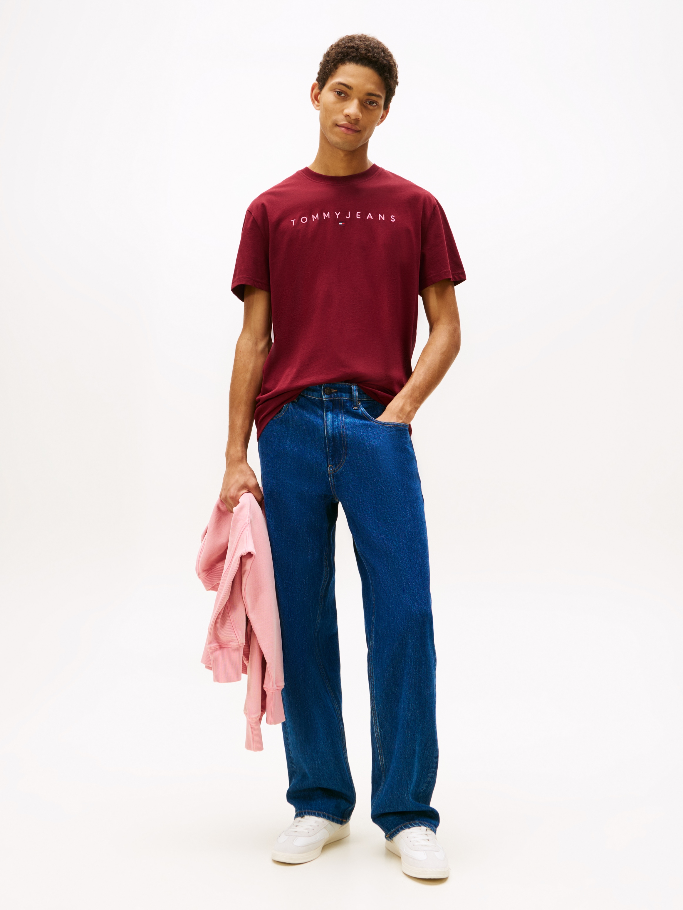 Tommy Jeans T-Shirt »TJM REG LINEAR LOGO TEE EXT«
