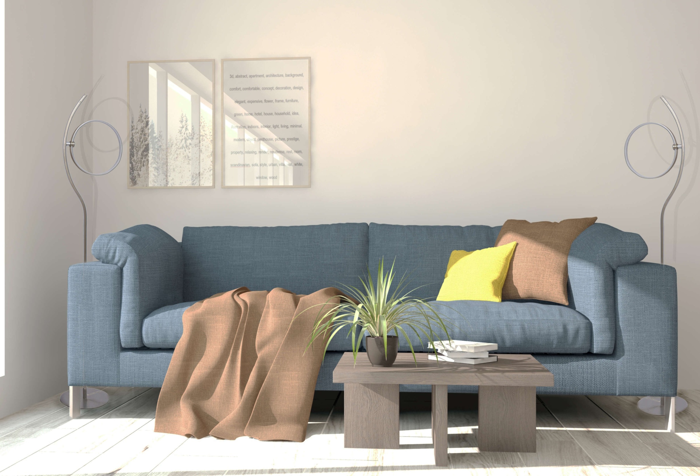 näve LED Stehlampe »"Loop Line"«, Dimmbar in 3 Stufen per Touch-Dimmer; Inkl. Stecker-Netzteil