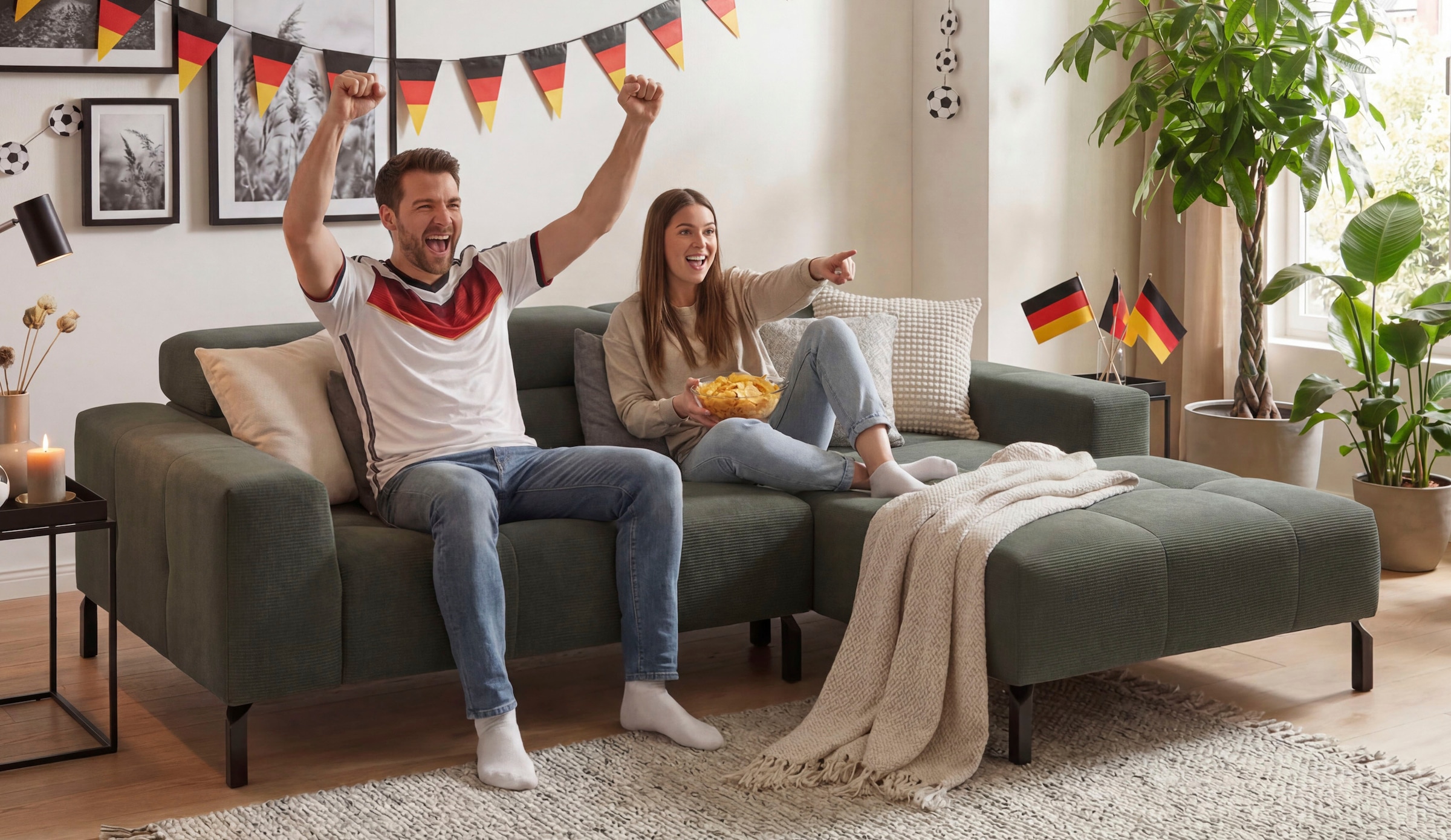 Home affaire Ecksofa »Claya, 223 cm breit, L-Form, Kopfteilverstellung« Moderne Steppung, weicher Polsteraufbau & saugroboterfreundliche Höhe