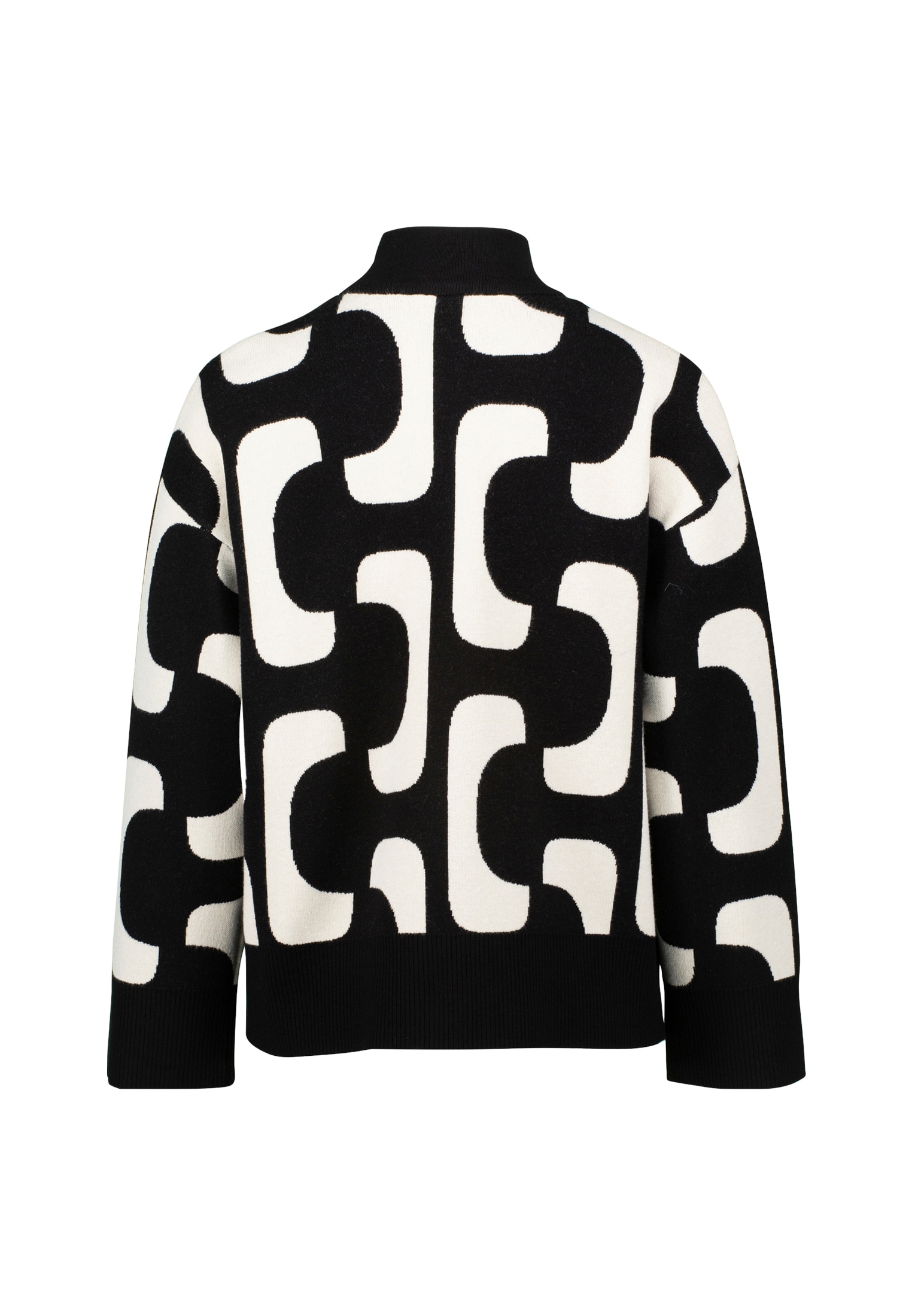 Zero Rundhalspullover »Pullover mit Strickmuster«