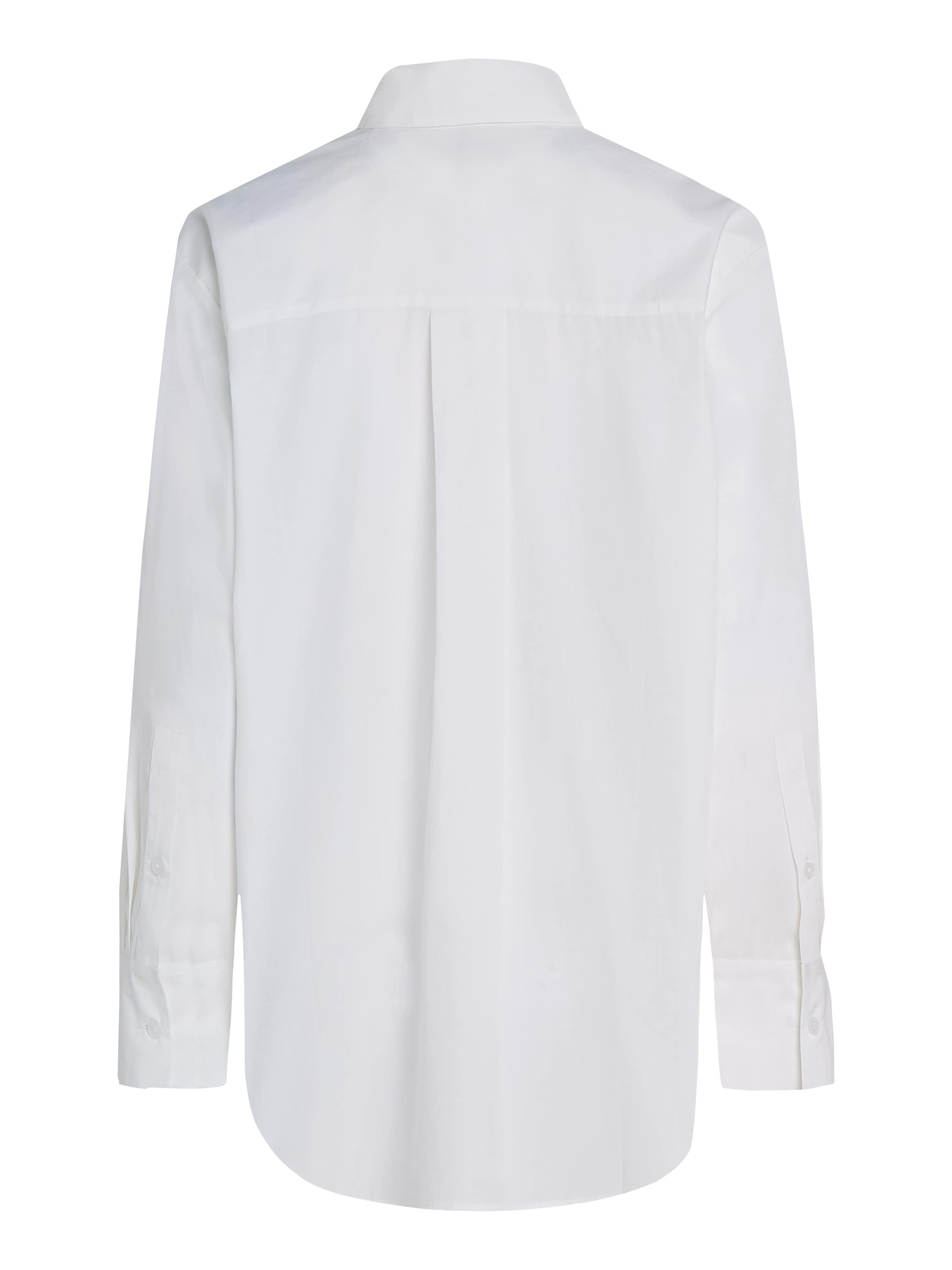 Tommy Hilfiger Hemdbluse »SOLID COTTON EASY FIT SHIRT«, mit Brusttasche