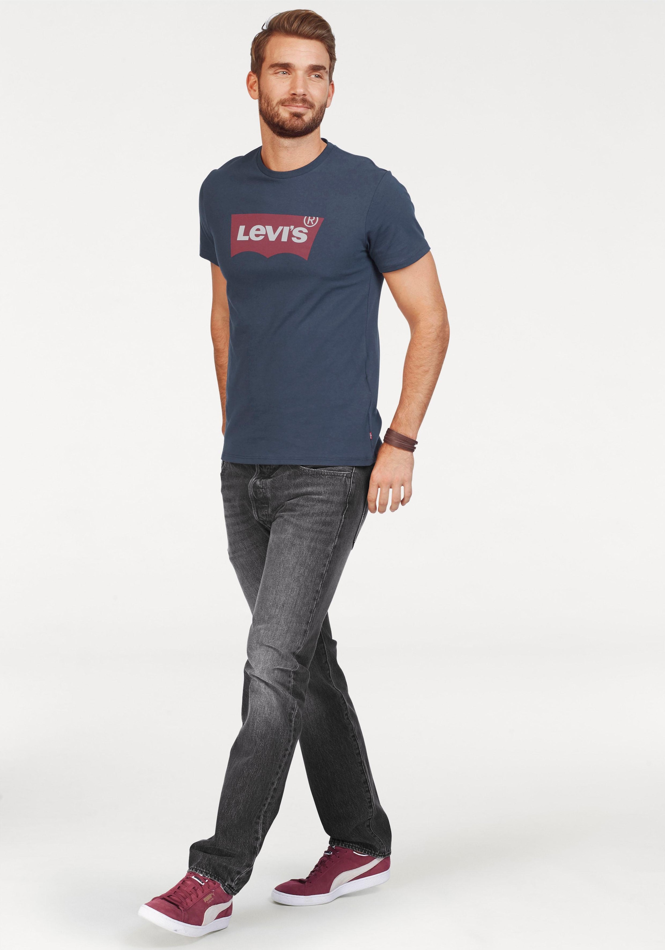 Levi's® T-Shirt »Batwing Logo Tee«, mit Logo-Front-Print