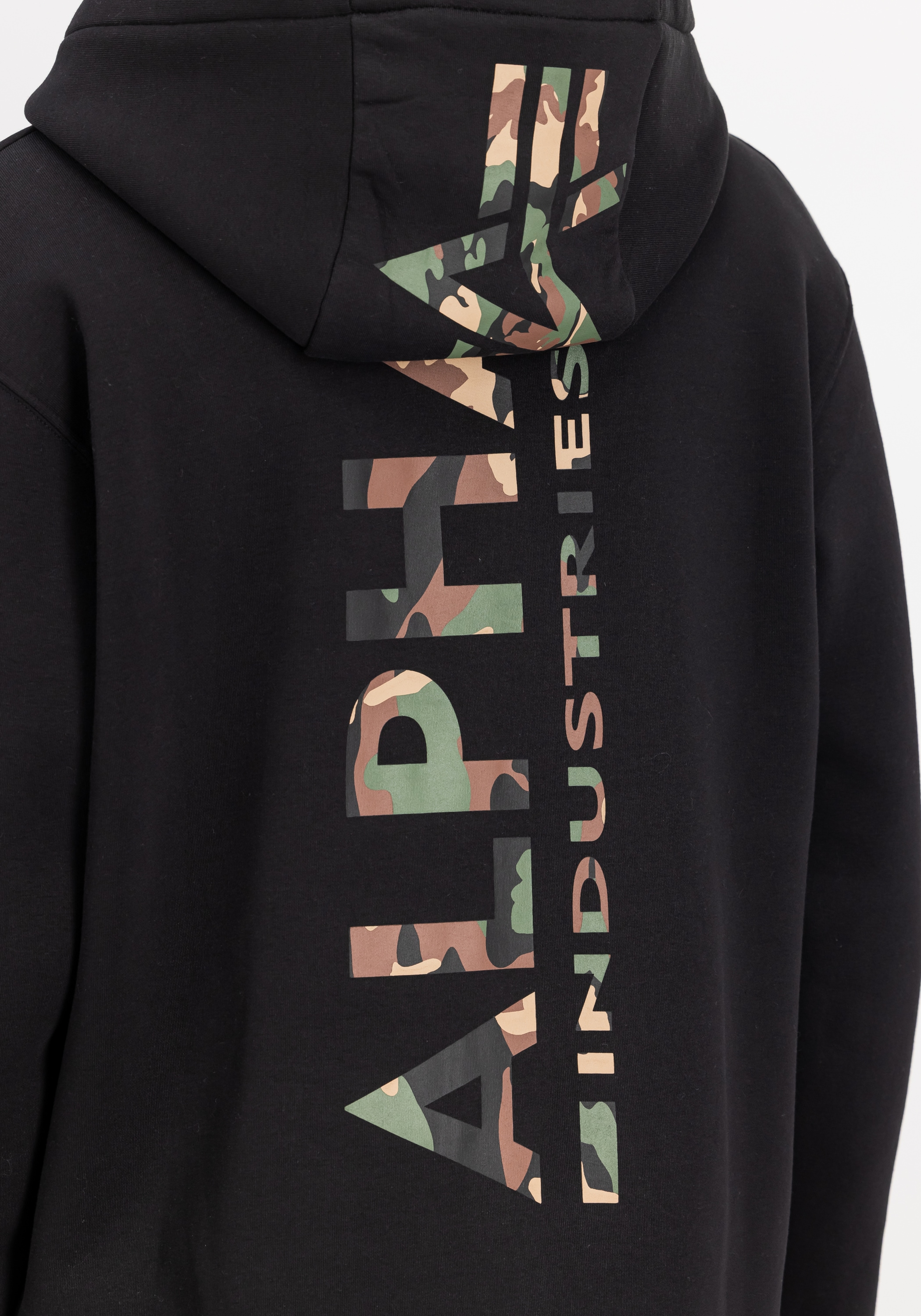 Alpha Industries Hoodie »Backprint Hoodie Camo Print Kapuzensweatshirt«