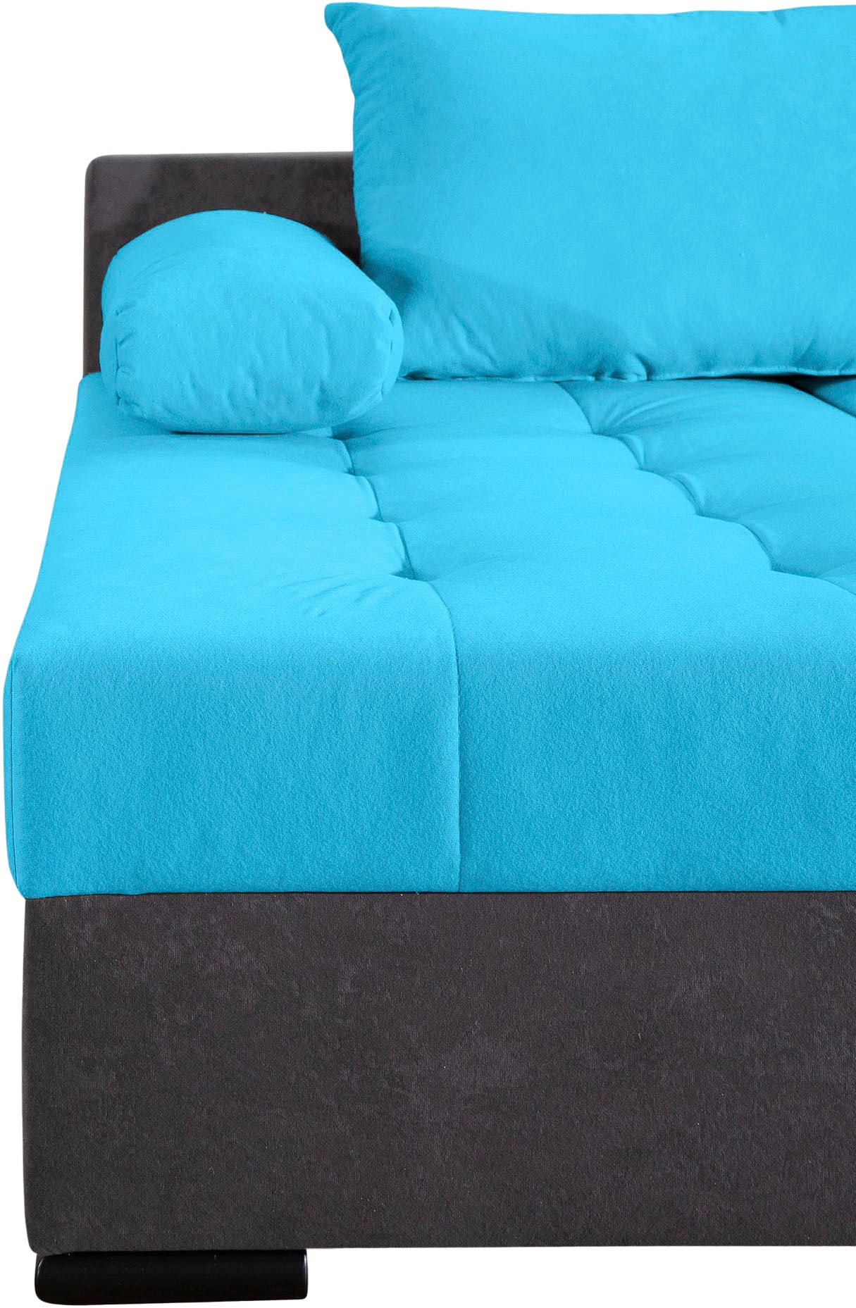 COLLECTION AB Wohnlandschaft »Josy, U-Form, Schlafsofa mit Bettkasten«, (Cord-/Mix), flexible Recamiere, Breite: 269cm, inklusive Rückenkissen