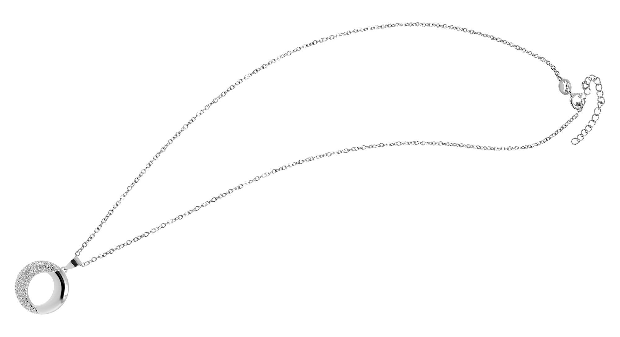 Adelia´s Kette ohne Anhänger »925 Silber Halskette mit Anhänger 41 cm mit funkelnden Zirkonia«