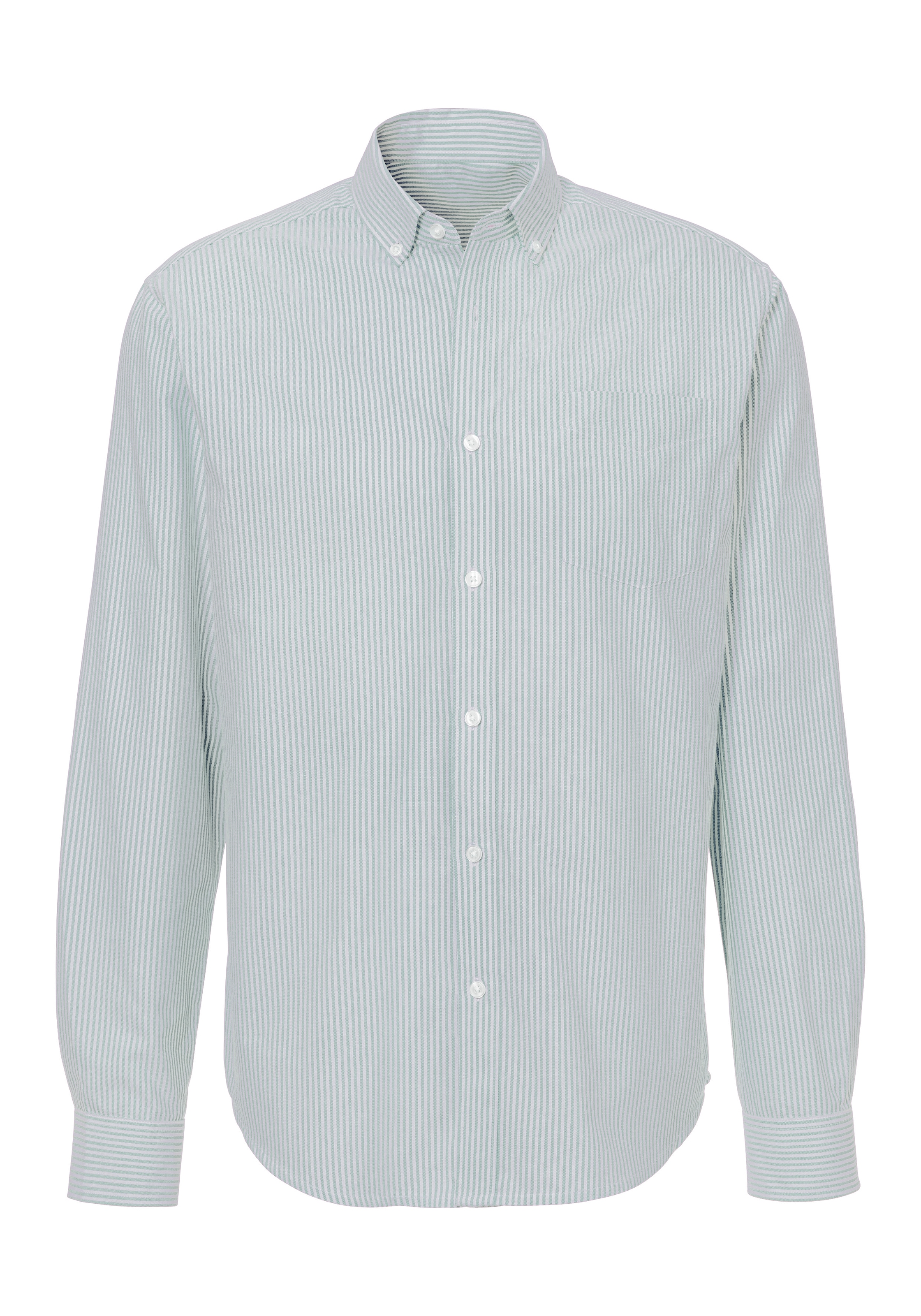 H.I.S Langarmhemd »Regular-fit« Oxfordhemd langarm mit Button-down-Kragen aus reiner Baumwolle