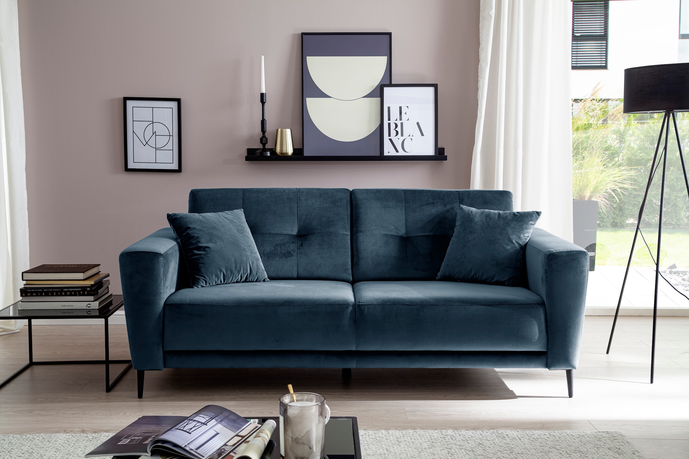 Trends by HG 3-Sitzer »Barcelona«, mit Metallfuß, frei im Raum stellbar