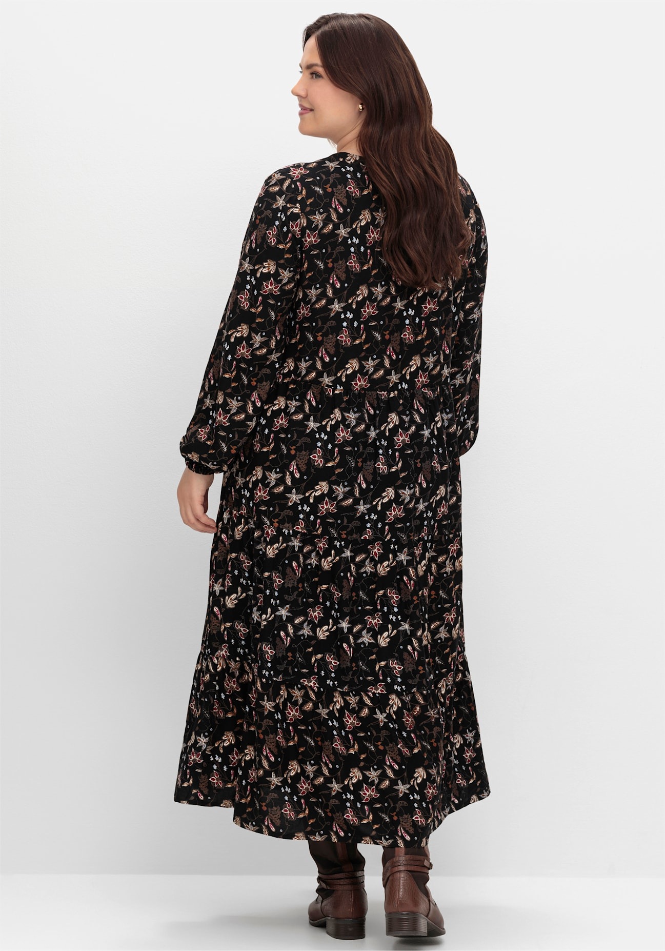 Sheego Maxikleid »Druckkleid«