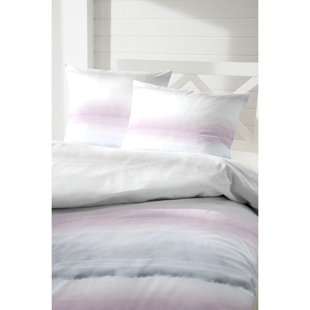 Primera Bettwäsche »silky soft stripes«, (2 tlg.)