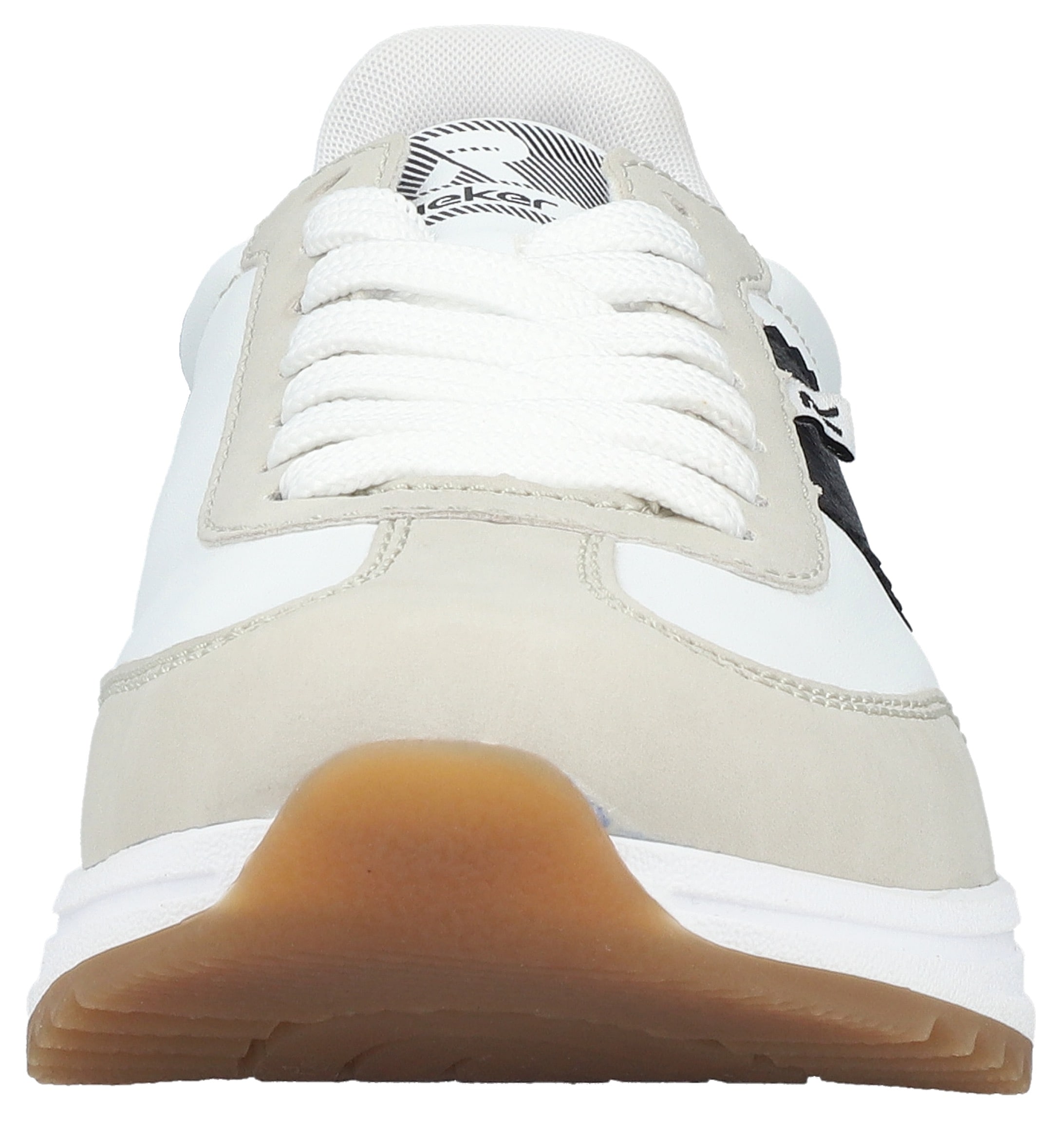 Rieker Sneaker  Schnürschuh, Halbschuh, Freizeitsneaker mit Kontrastbesätze