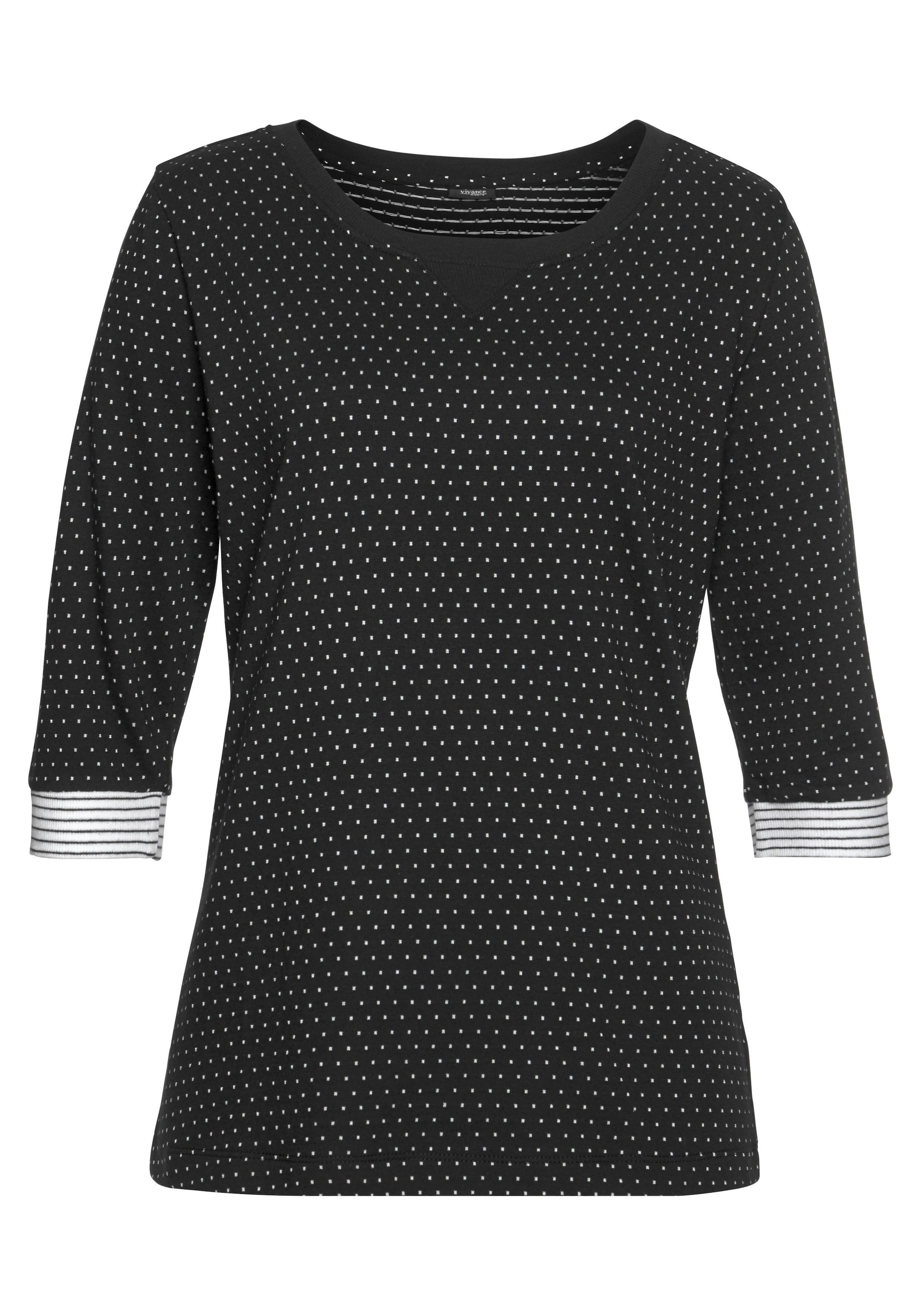 Vivance Dreams Capri-Pyjama 2 Stk. tlg., mit Pünktchen- und Streifenmuster