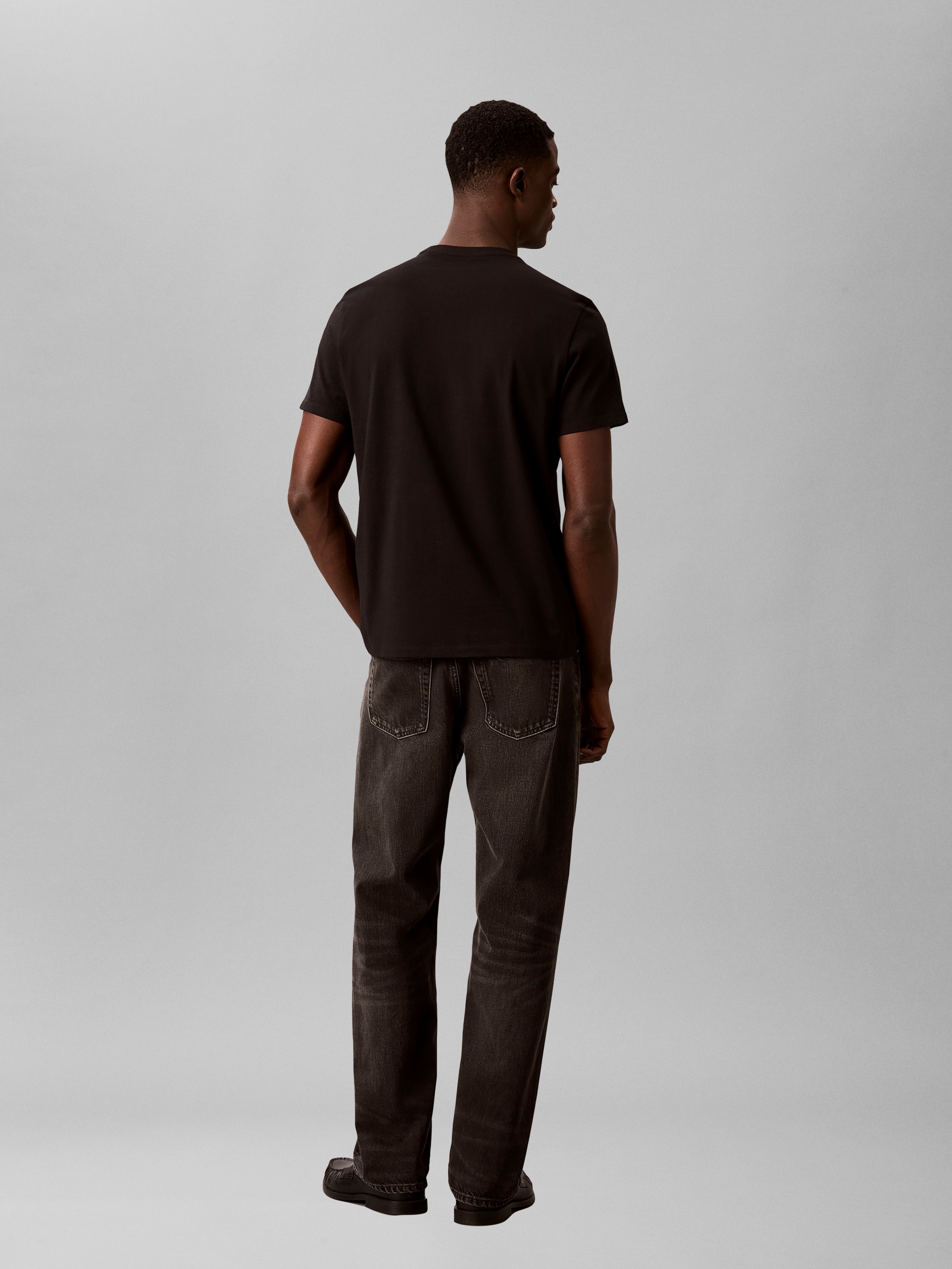 Calvin Klein Jeans T-Shirt Reine Baumwolle, Regular Fit, Glanzdruck
