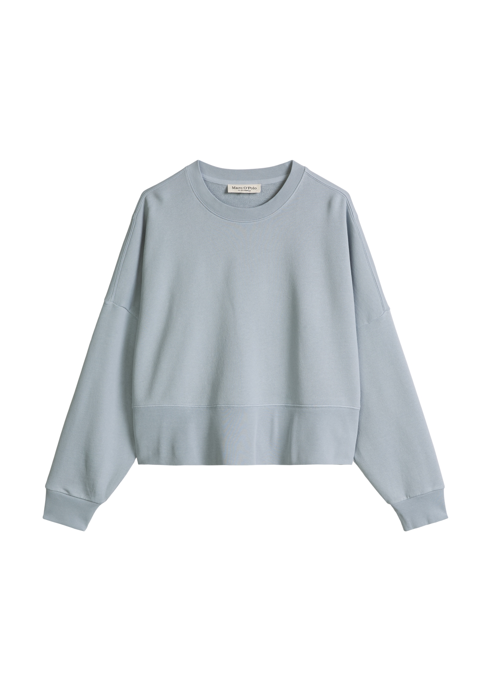 Marc O'Polo Sweatshirt , relaxed fit mit recycelter Baumwolle, cropped, großer Back-Print
