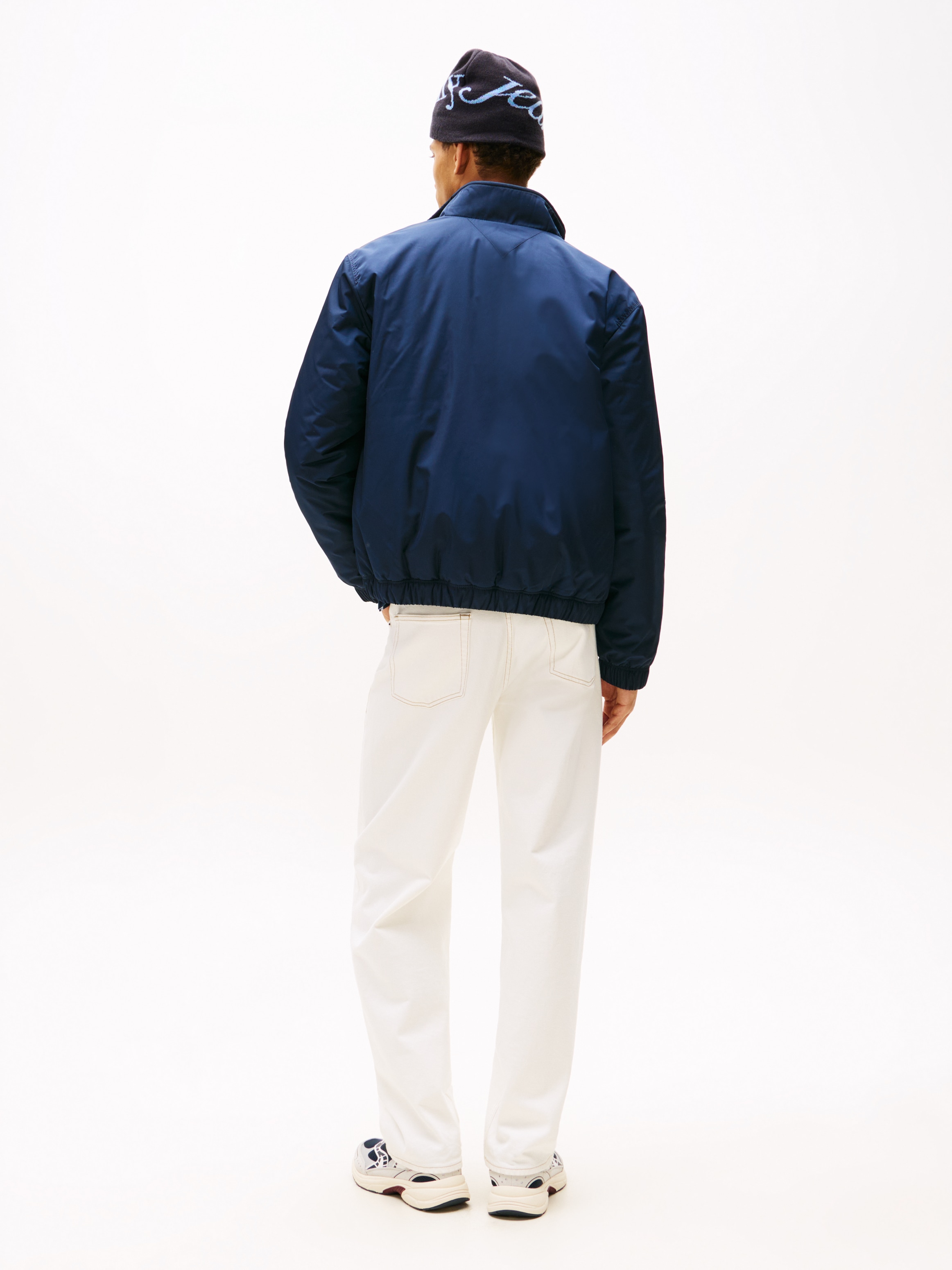 Tommy Jeans Blouson »TJM ESSENTIAL PADDED JACKET EXT« Freizeitjacke, Übergangsjacke glänzend, Stretchbündchen, Stehkragen