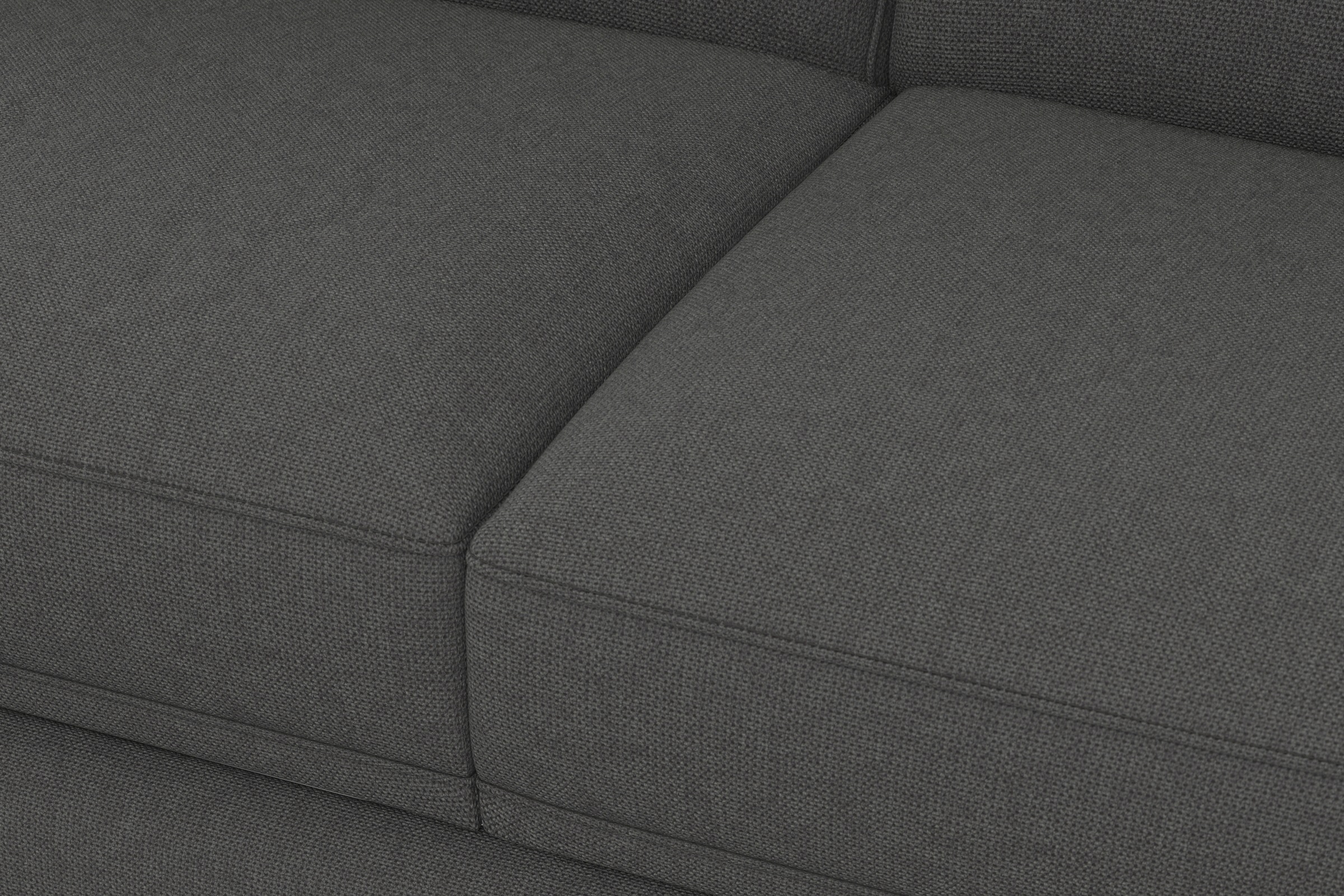 sit&more Ecksofa »Dundee L-Form«, mit Federkern und Edelstahlfüßen, wahlweise mit Kopfteilverstellung