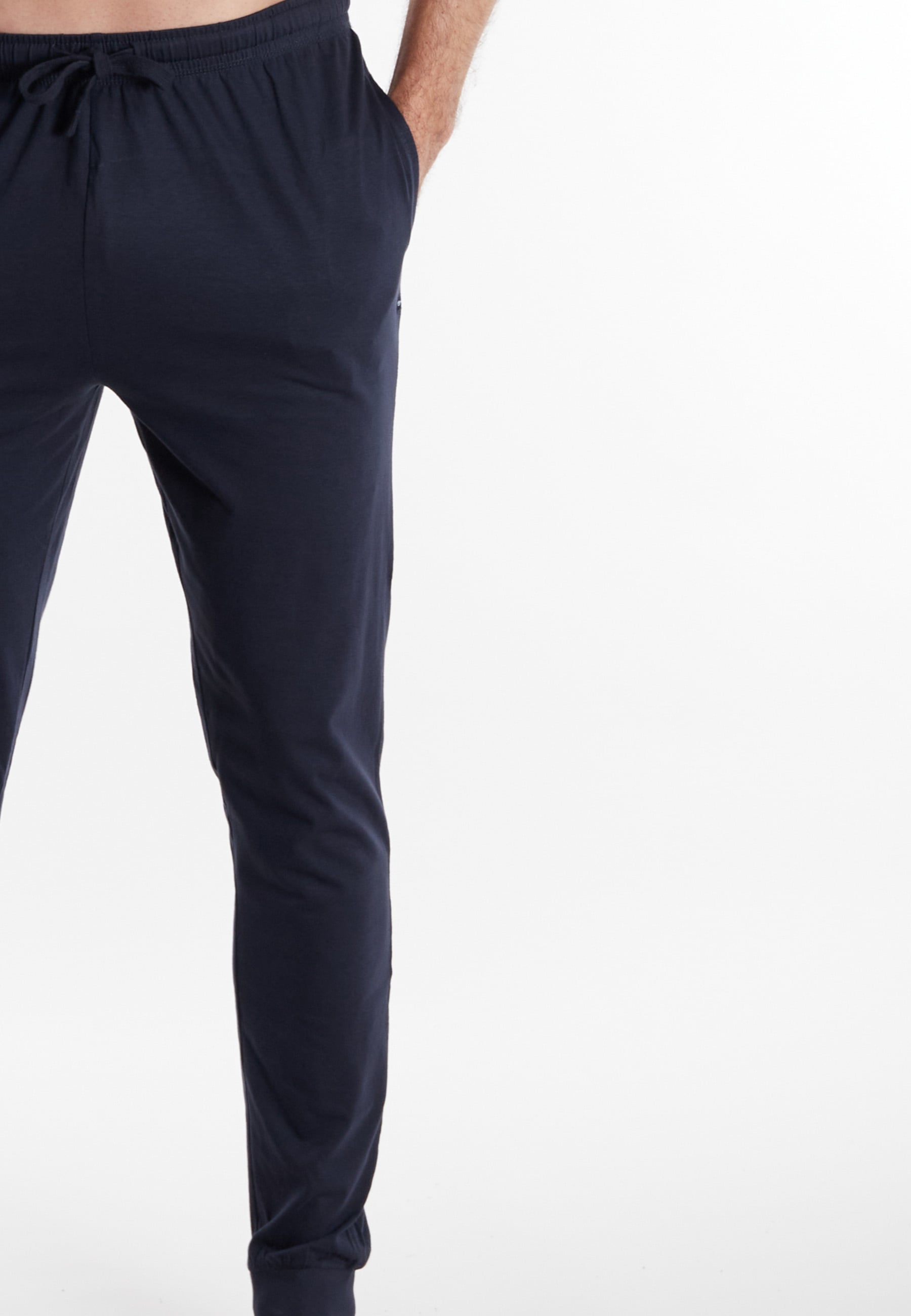 TOM TAILOR Pyjamahose »Cansas«  Bindeband, Seitentaschen, schmaler Fit, bequem, weich, atmungsaktiv