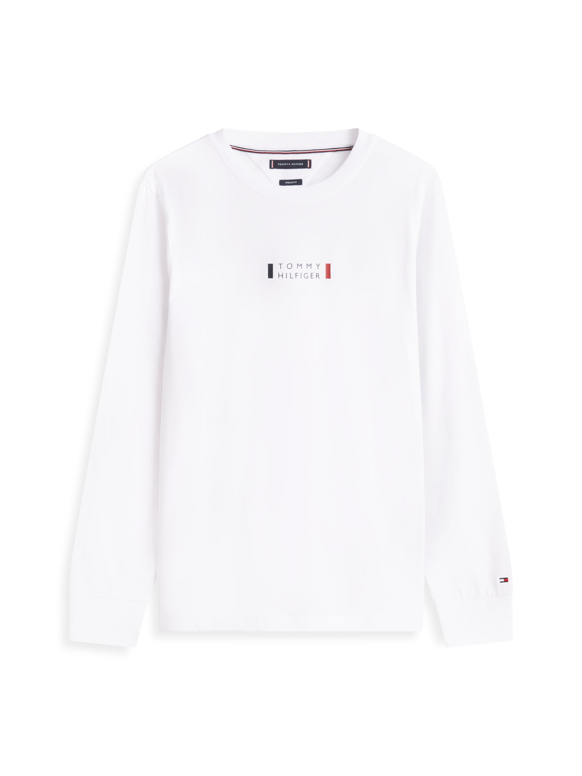 Tommy Hilfiger Longsleeve »BRAND LOVE« Jersey, Rundhals, mit Logo