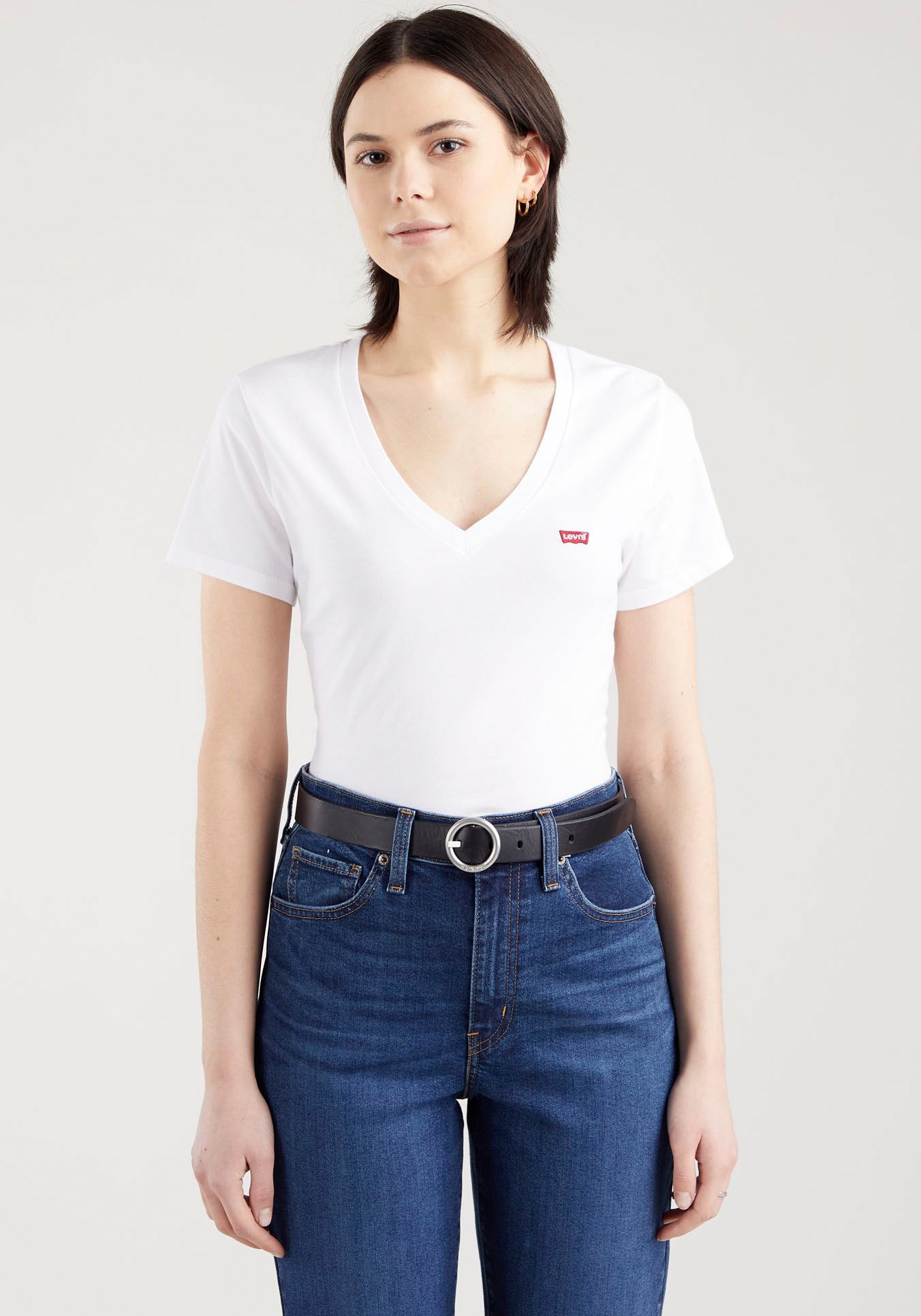 Levi's® T-Shirt »VNECK TEE 2 PACK«, (Packung, 2 tlg.)