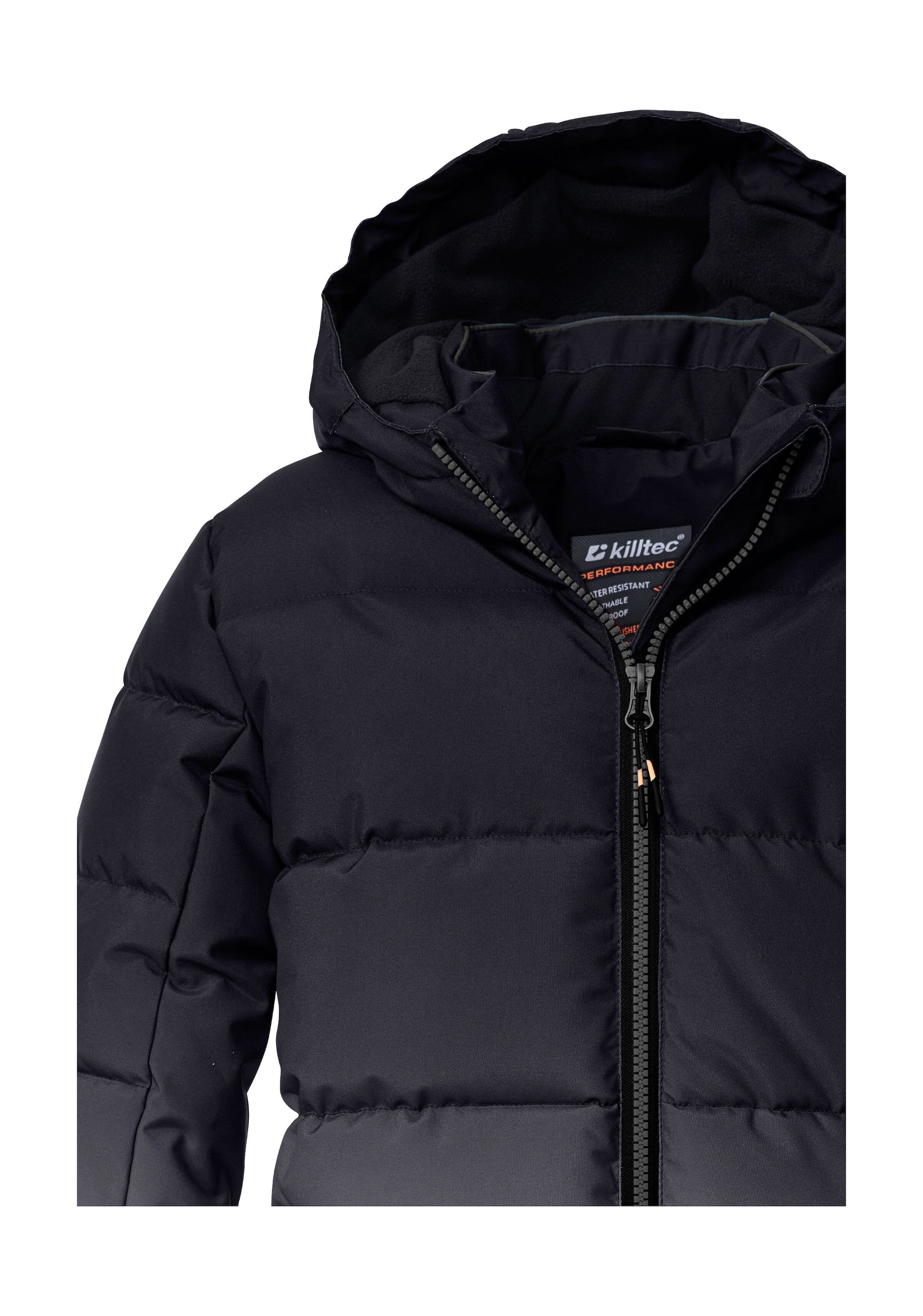 Killtec Skijacke »KSW 382 BYS SKI QLTD JCKT«, Wasserabweisende, winddichte Winterjacke mit regulierbarer Kapuze